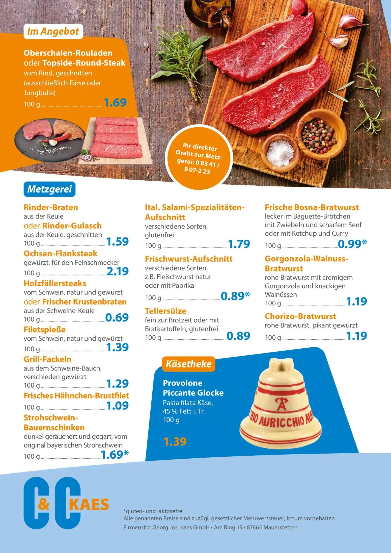 C&C Prospekt – gültig ab 18.05.2026 | Seite: 4 | Produkte: Rindergulasch, Krustenbraten, Paprika, Pasta