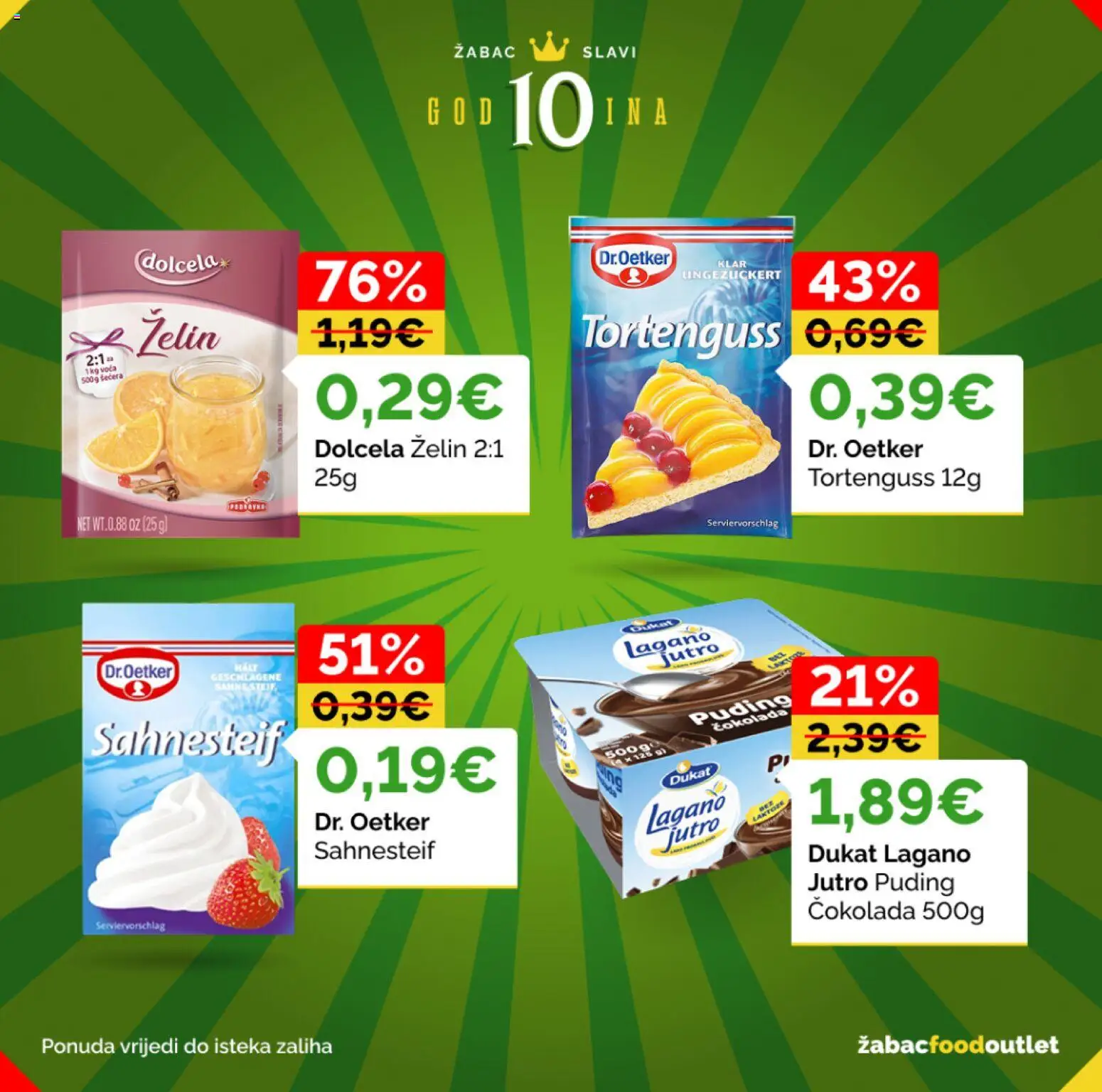 Žabac katalog | vrijedi od 04.05.2026 | Stranica: 12 | Proizvodi: Čokolada, Puding, Voda