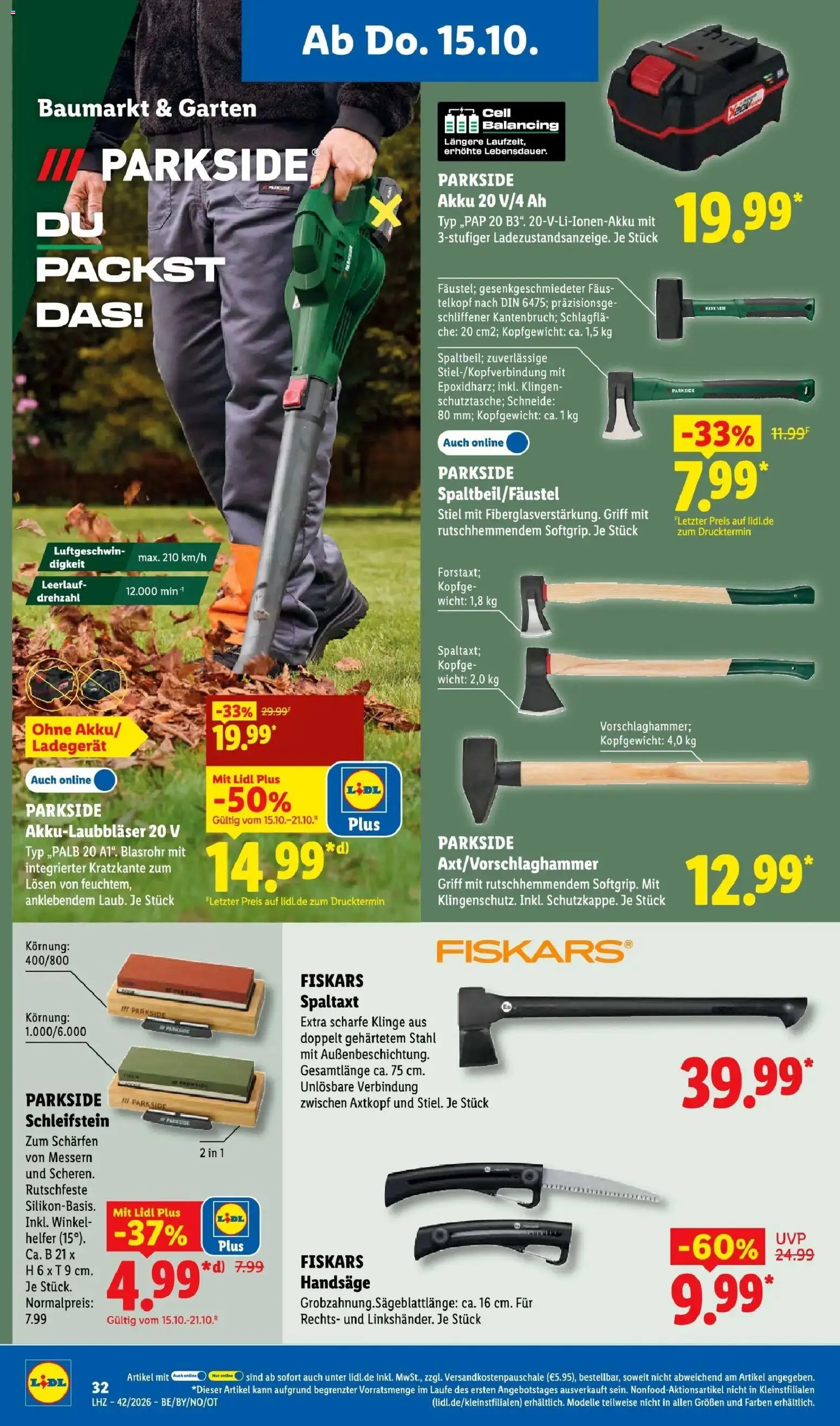 Lidl Prospekt Braunschweig (ab 12.10.2026) zum Blättern » Angebote | Seite: 48 | Produkte: Axe, Ladegerät