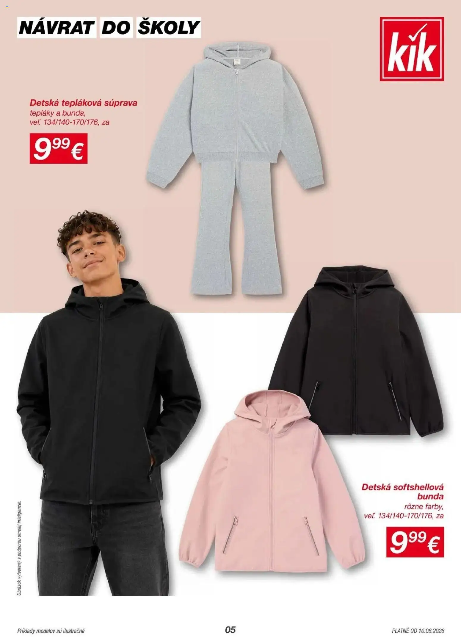 Kik - KiK leták platný do 16.08.2026 od 07.08.2026 → Aktuálny textil výpredaj online | Strana: 5 | Produkty: Bunda