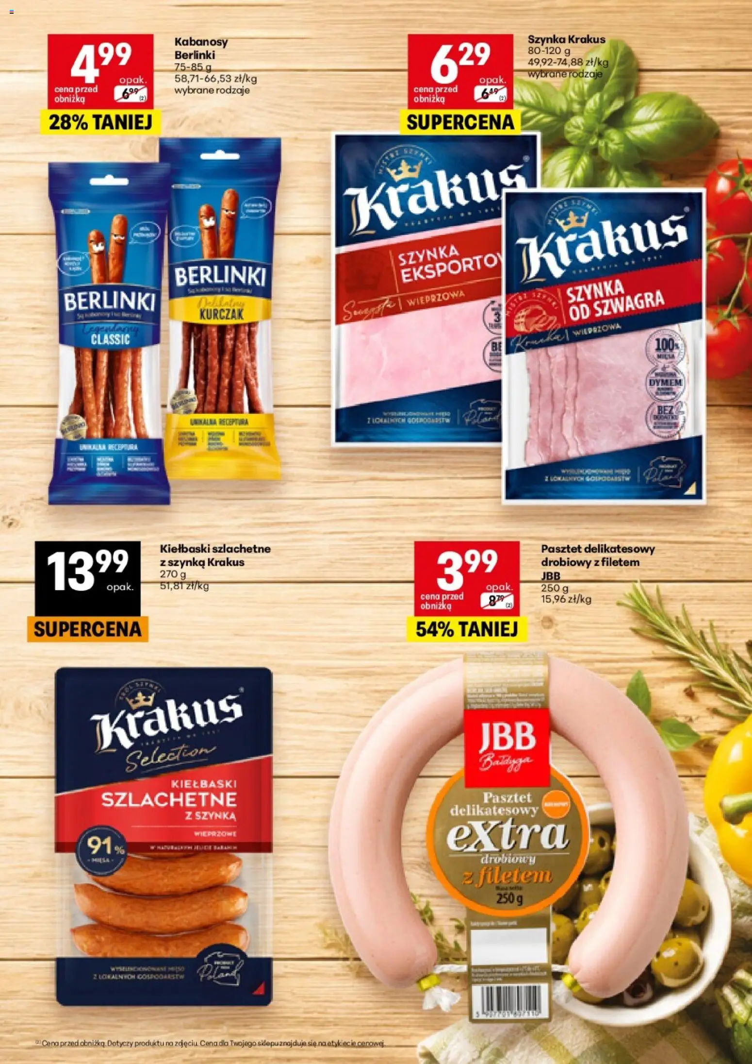 Delikatesy Centrum gazetka - Lato od 02.07.2026 | Strona: 3 | Produkty: Kurczak, Kabanosy, Kiełbaski, Szynka