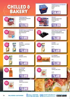 Preview of Bestway - All deals in one place valid from 17/07/2026 | Page: 16 | Products: Bacon, Pudding, Bakery, Coconut
