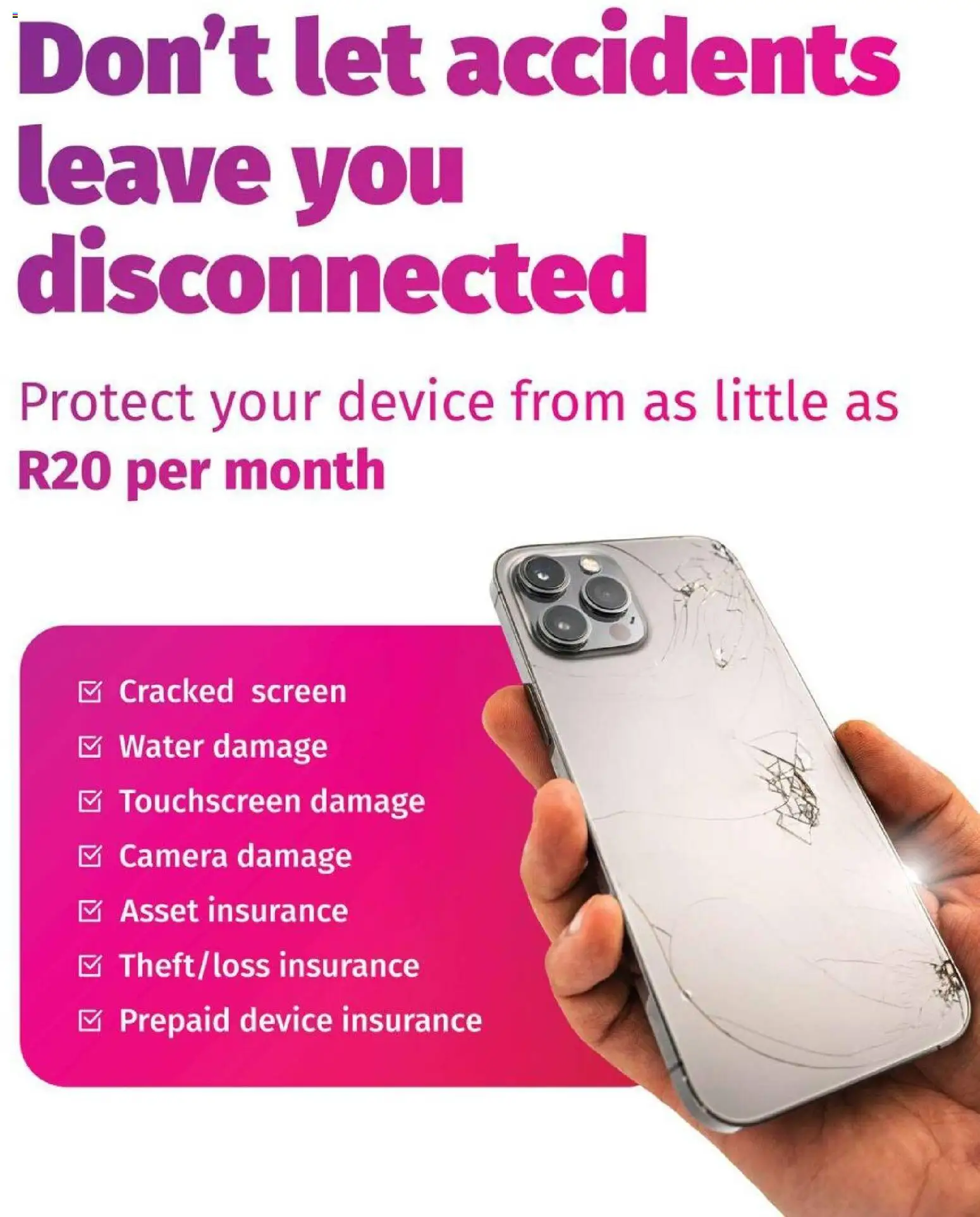 New Vodacom catalogue – valid from 01/10/2026 | Page: 27 | Products: Camera, Water