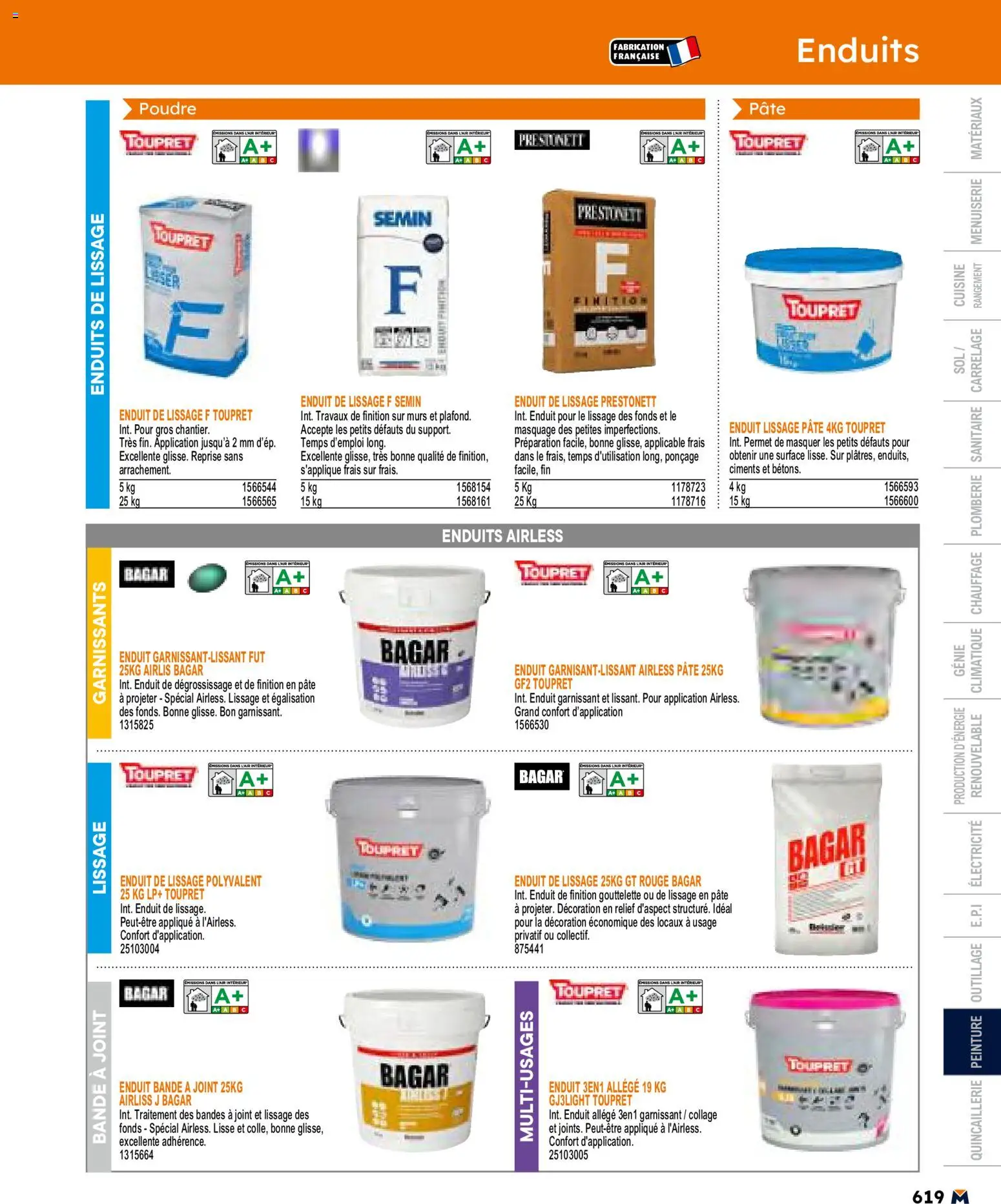 {H1} | Page: 619 | Produits: Poudre