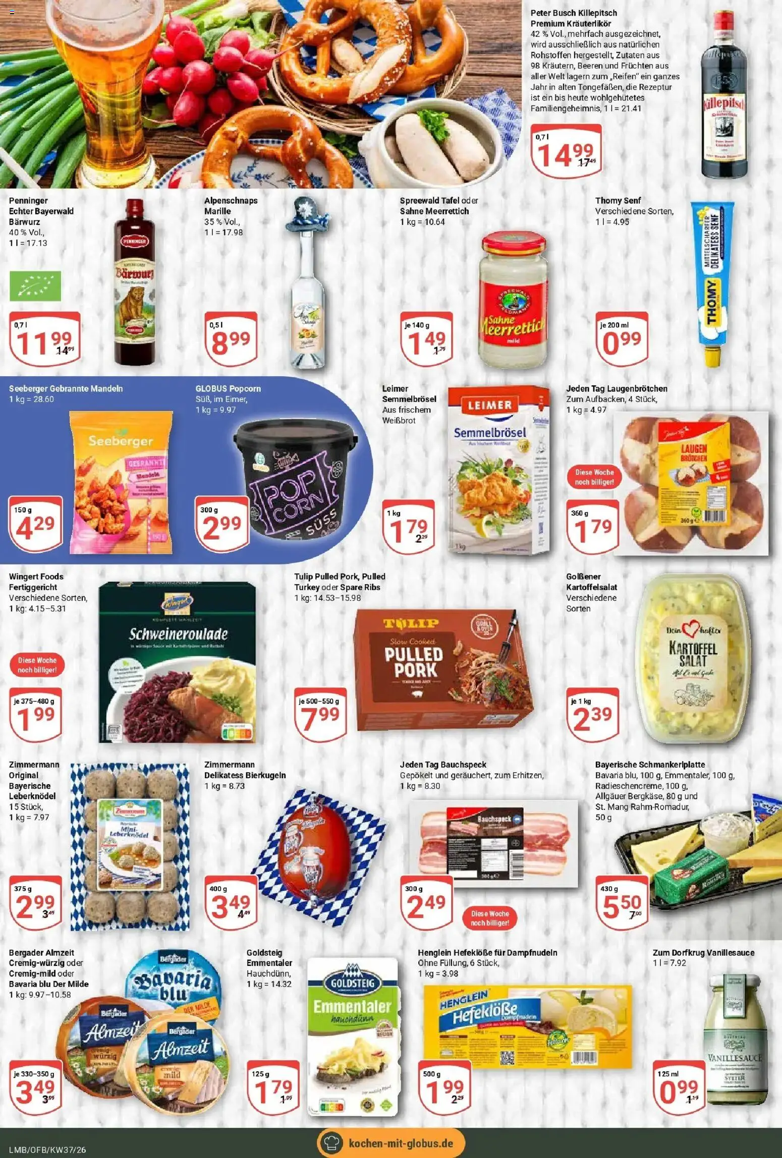 Globus Prospekt Limburg – gültig ab 07.09.2026 | Seite: 9 | Produkte: Leberknödel, Spare ribs, Sahne, Salat