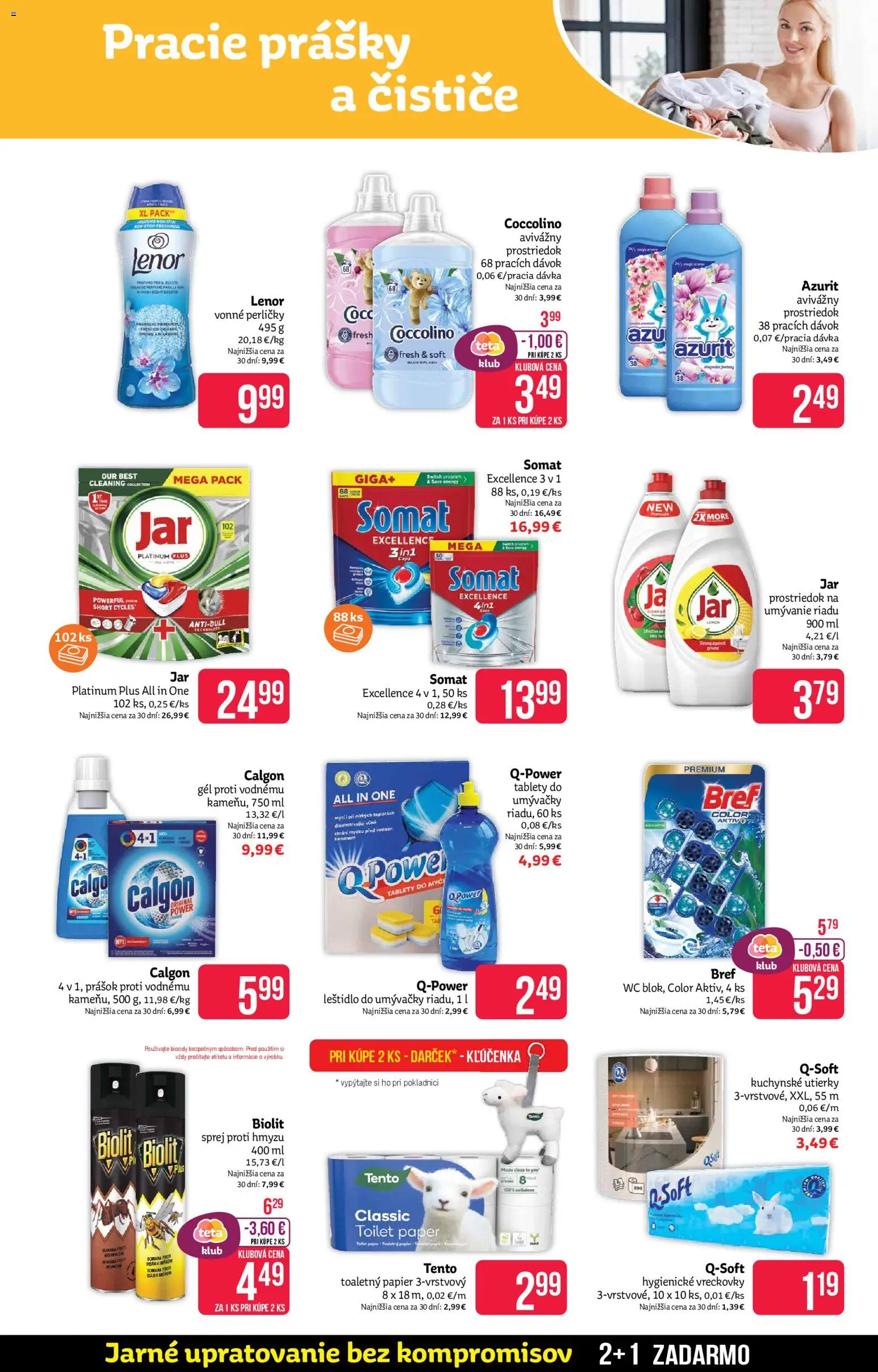 Nové Teta drogerie akcie – leták je platný od 13.04.2026 | Strana: 13 | Produkty: Wc, Toaletný papier, Prostriedok na umývanie riadu, Coccolino