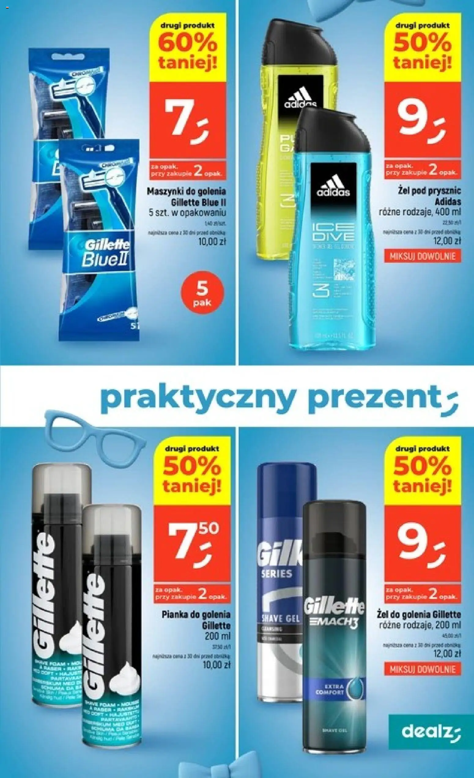 Dealz gazetka - Dzień Taty od 18.06.2026 | Strona: 9 | Produkty: Gillette, Maszynki do golenia, Pianka do golenia, Żel pod prysznic