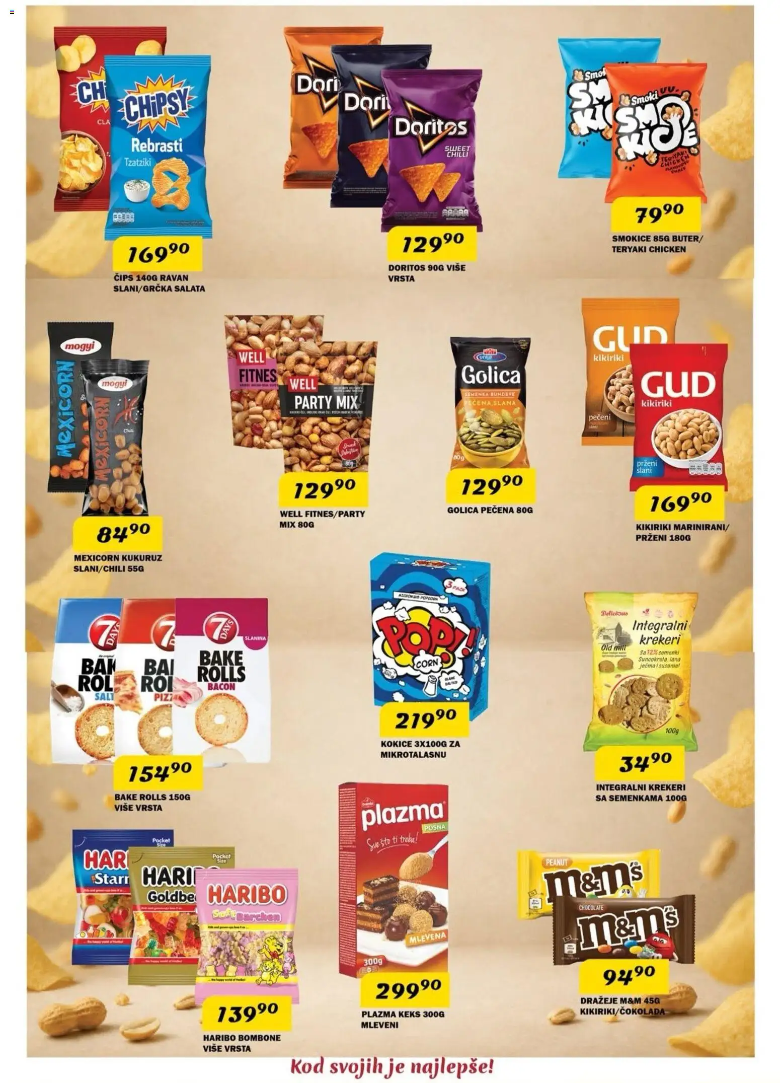 VP Dima katalog - važi od 02.07.2026 | Strana: 8 | Proizvode: Keks, Sto, Doritos, Slanina
