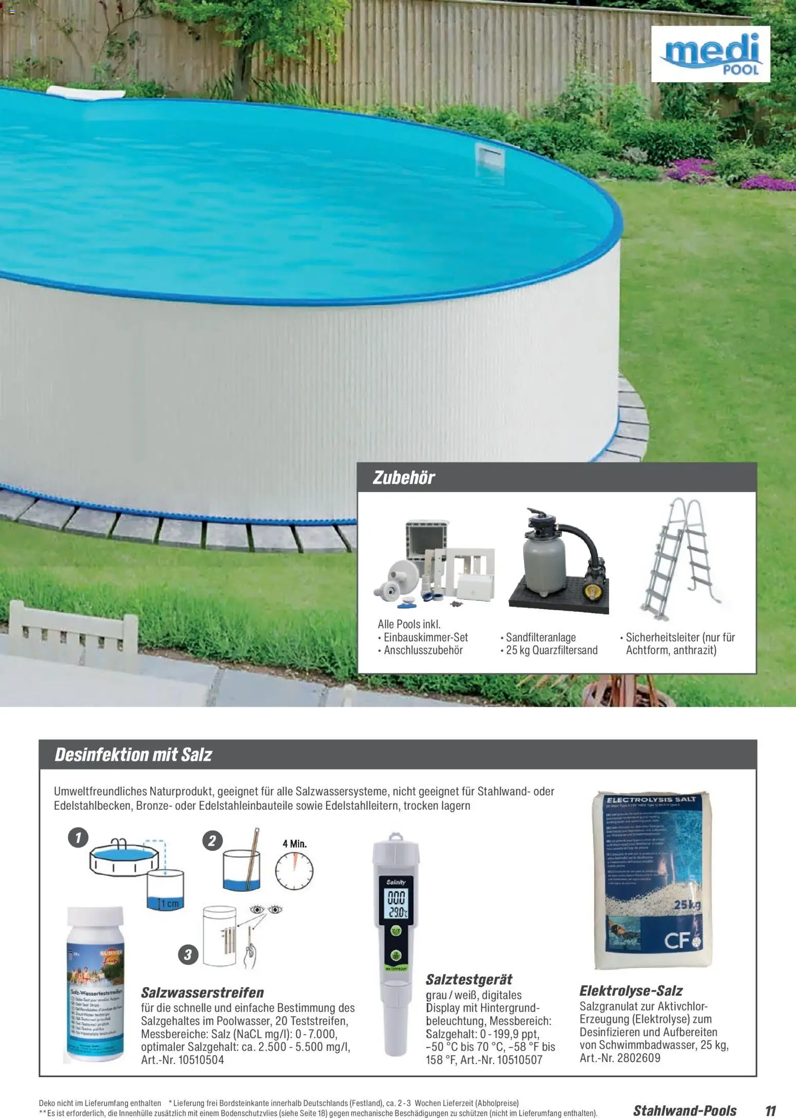 Toom Baumarkt - Pool, Sauna & Klima 2026 – gültig ab 14.03.2026 | Seite: 11 | Produkte: Salz