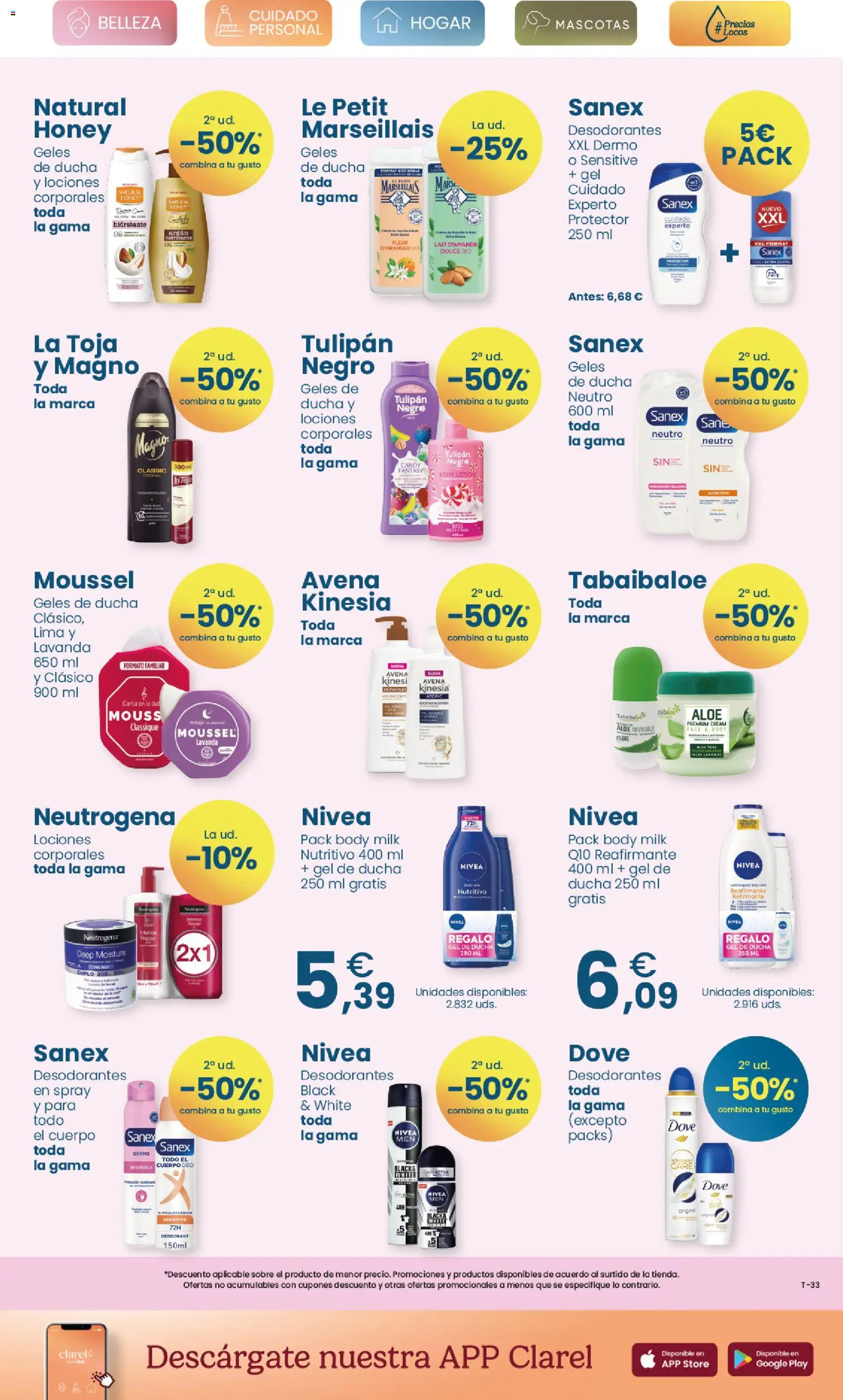 Clarel - folleto │ válido desde el 27.05.2026 | Página: 5 | Productos: Lima, Gel de ducha, Body, Ducha
