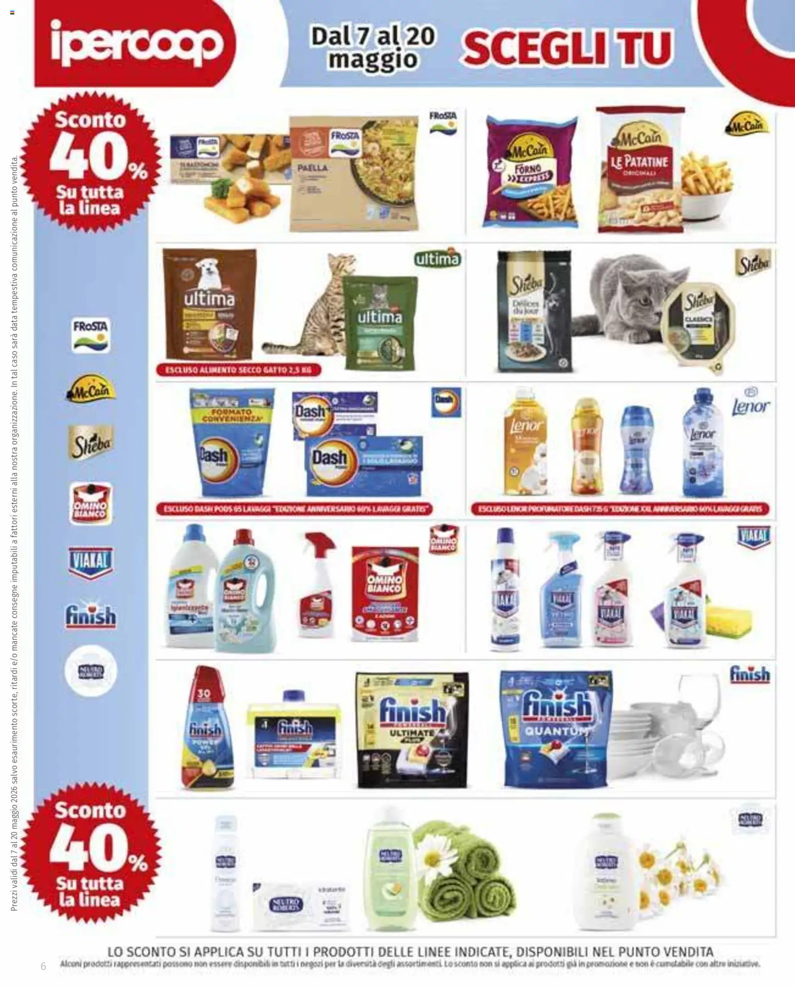 Volantino Ipercoop del 07.05.2026 | Pagina: 6 | Prodotti: Patatine, Data, Forno