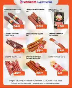 Ofertele Unicarm valabile de la 11.06.2026