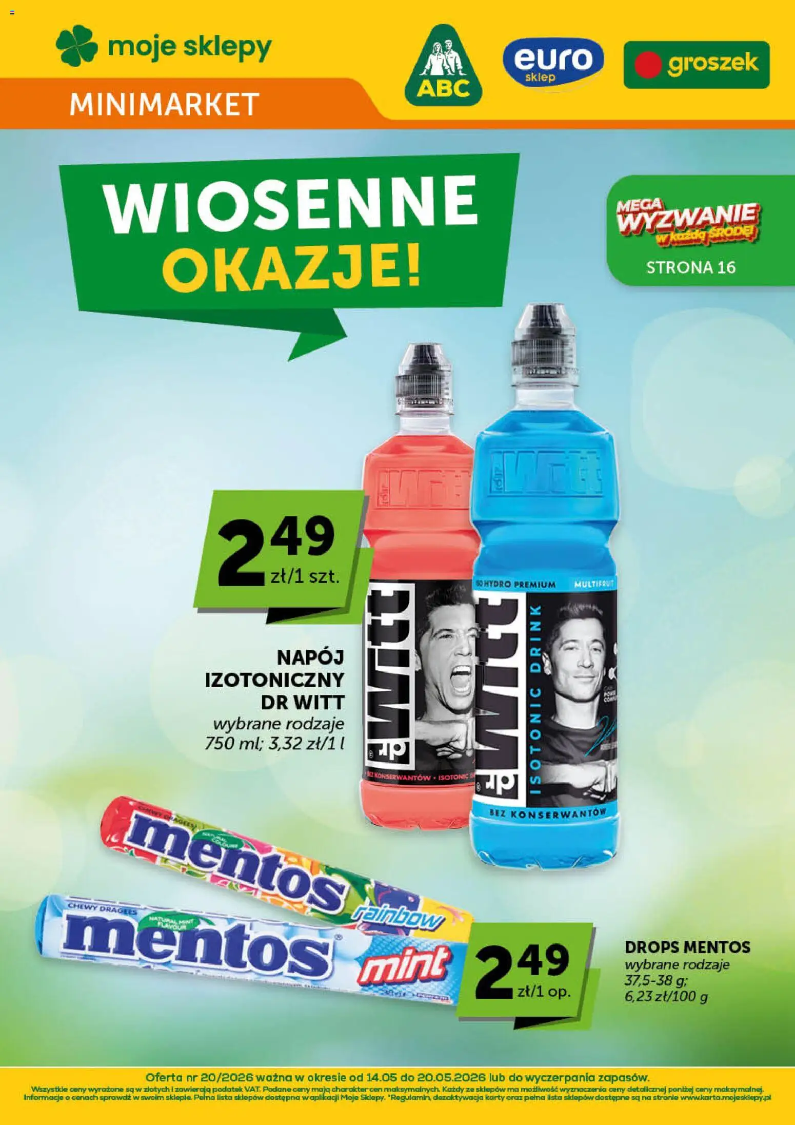 Euro Sklep gazetka - Minimarket od 14.05.2026 | Strona: 1 | Produkty: Groszek