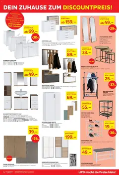 Lipo aktionen ab 16.06.2026 gültig | Seite: 5 | Produkte: Spiegelschrank, Schuhschrank, Hochschrank, Eisen