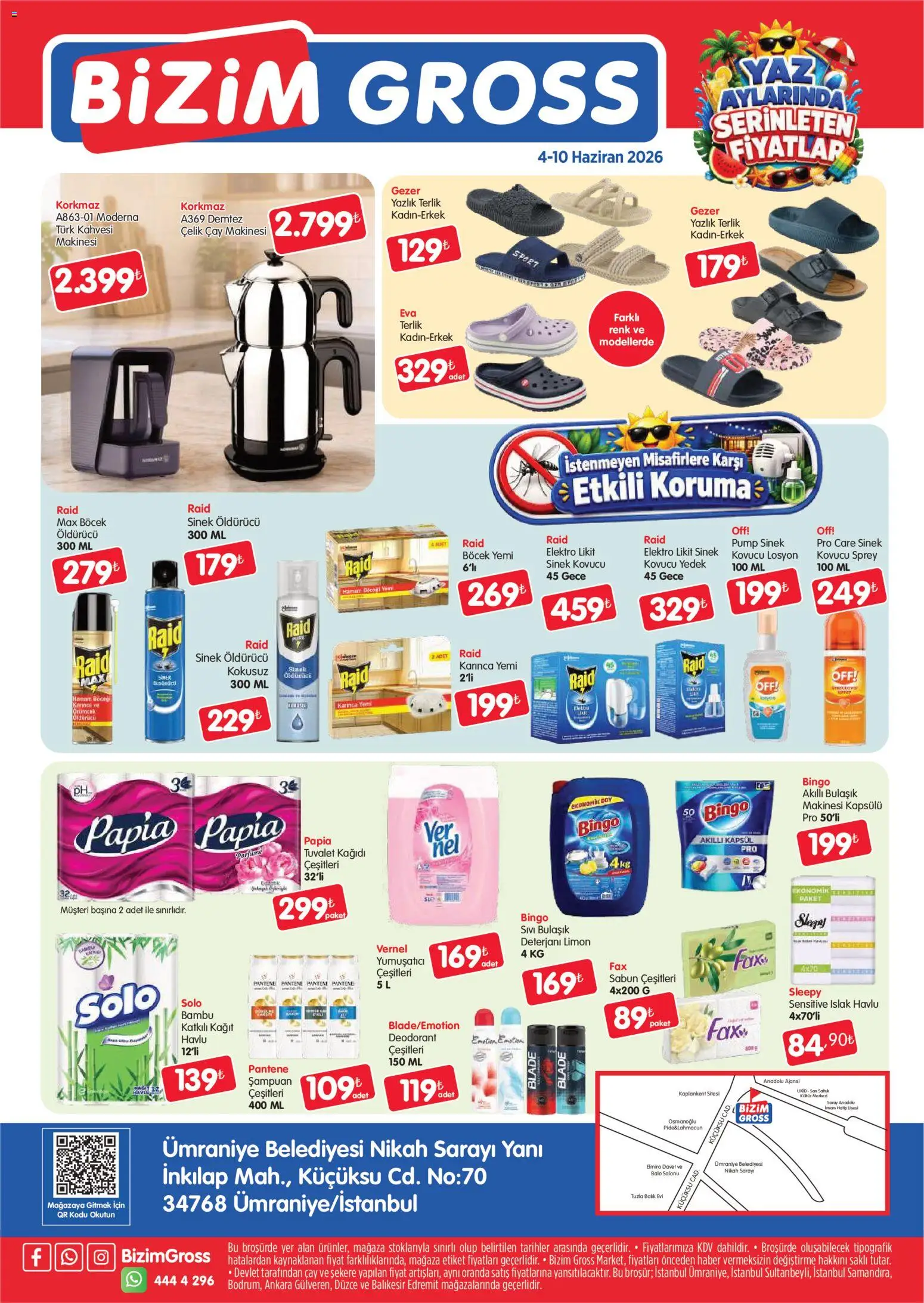 Bizim Toptan - Bizim Gross Fırsat Bülteni - 04.06.2026 tarihinden itibaren geçerlidir | Sayfa: 4 | Ürünler: Şampuan, Deodorant, Balık, Çay
