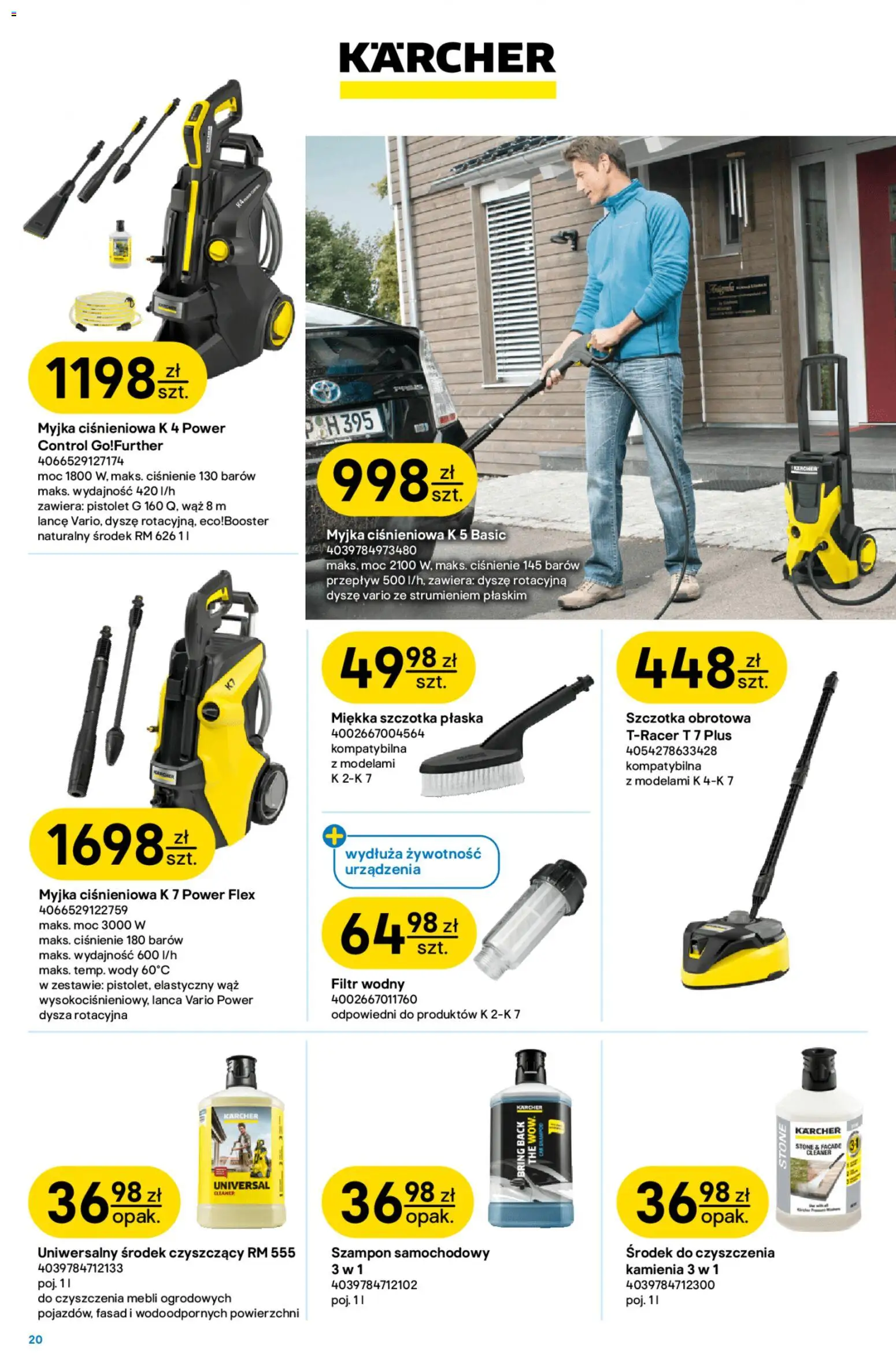 Castorama gazetka od 24.06.2026 | Strona: 20 | Produkty: Cleaner, Szczotka, Szampon