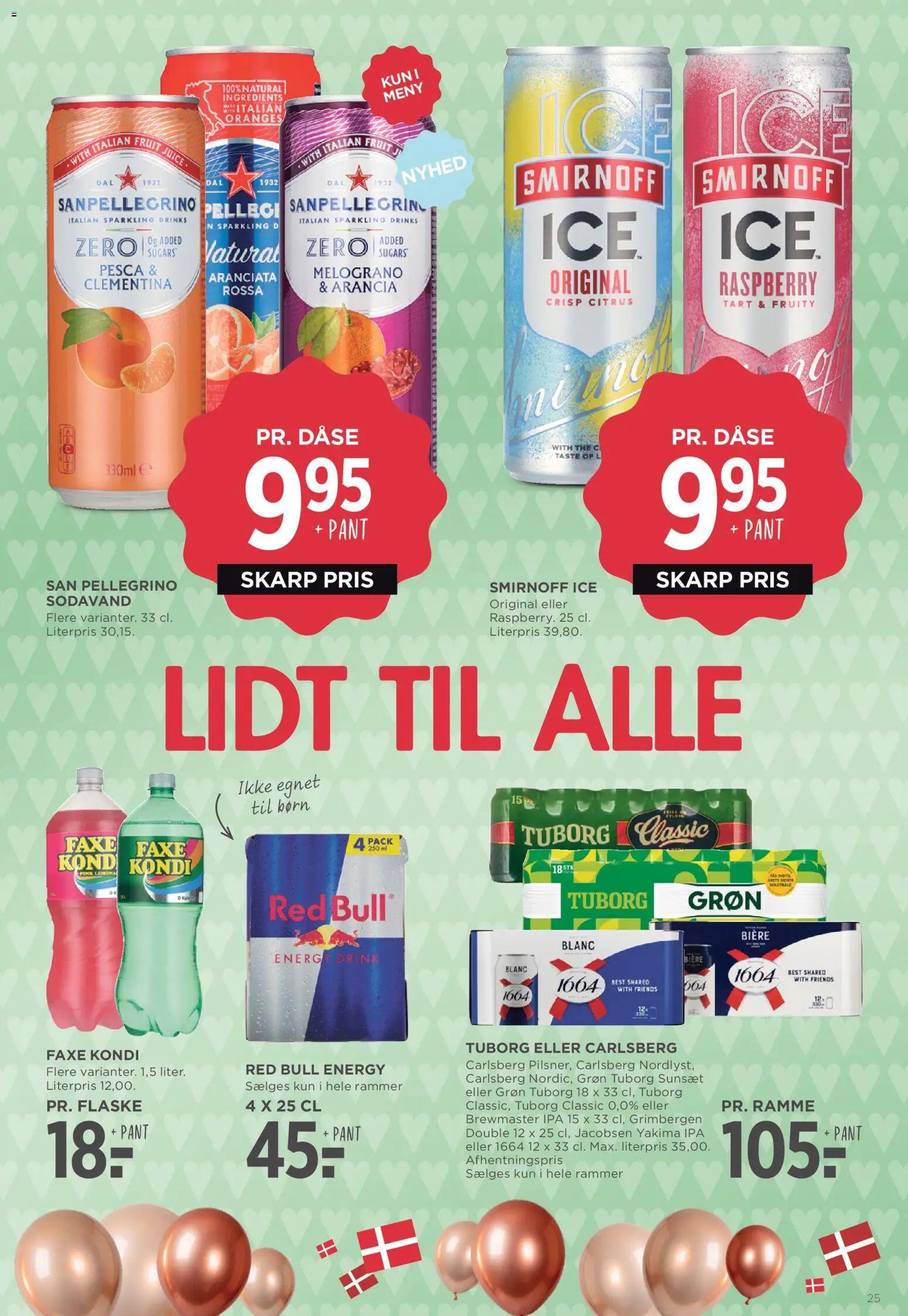 Meny tilbudsavis – gyldig fra 08.05.2026 | Side: 36 | Produkter: Rammer, Juice, Sodavand, Faxe Kondi