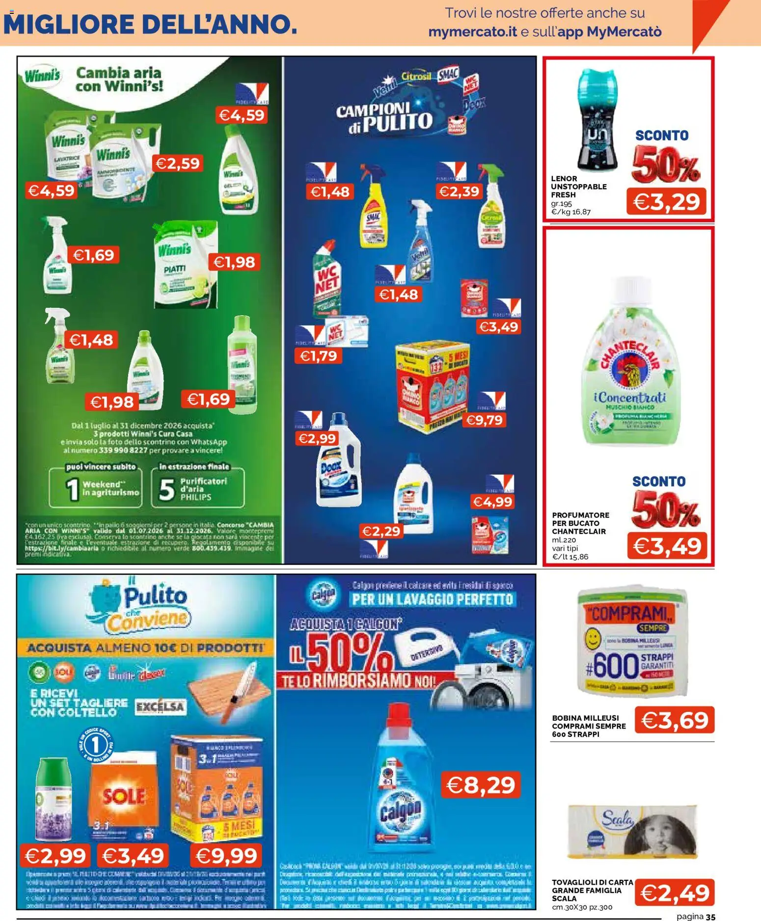 Volantino Mercatò del 03/09/2026 | Pagina: 35 | Prodotti: Pollo, Tè, Piatti, Scala