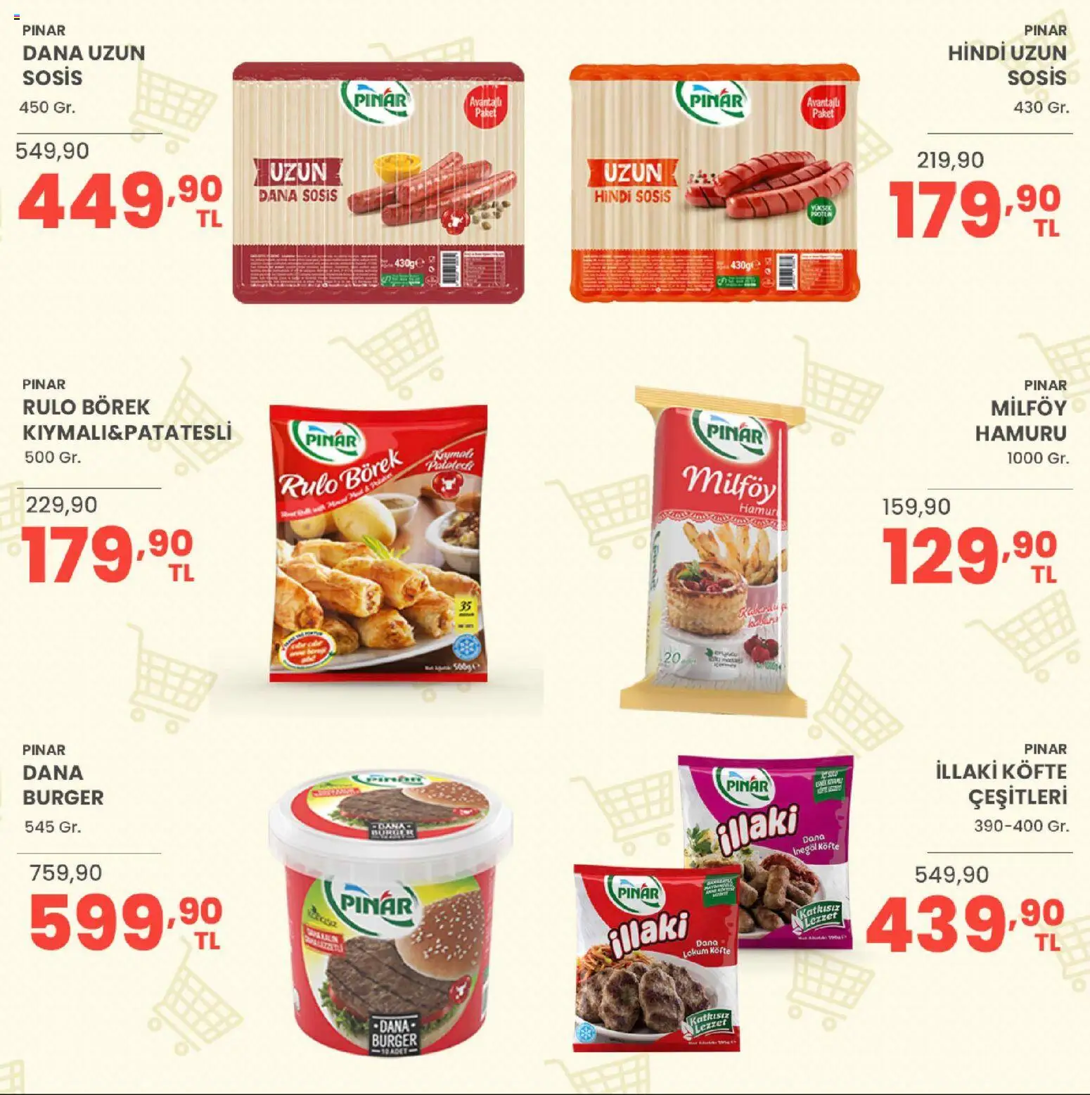Sarıyer Katalog - 22.05.2026 tarihinden itibaren geçerlidir | Sayfa: 13 | Ürünler: Sosis