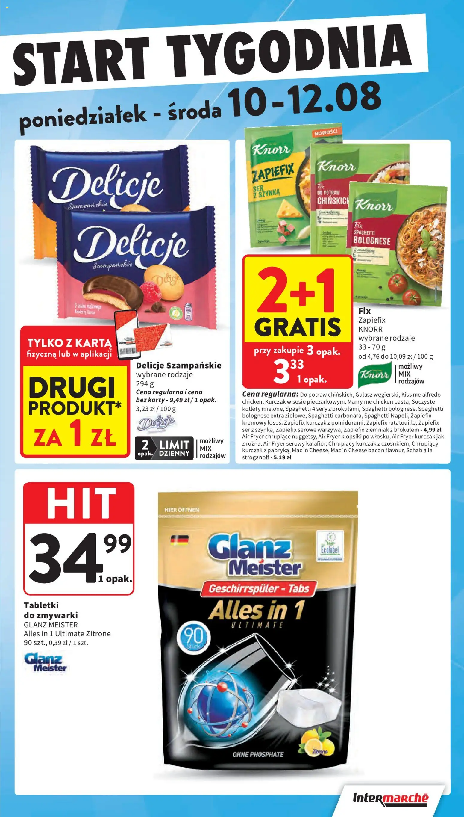 Intermarche gazetka od 06.08.2026 | Strona: 43 | Produkty: Kurczak, Szynka, Ser, Gulasz