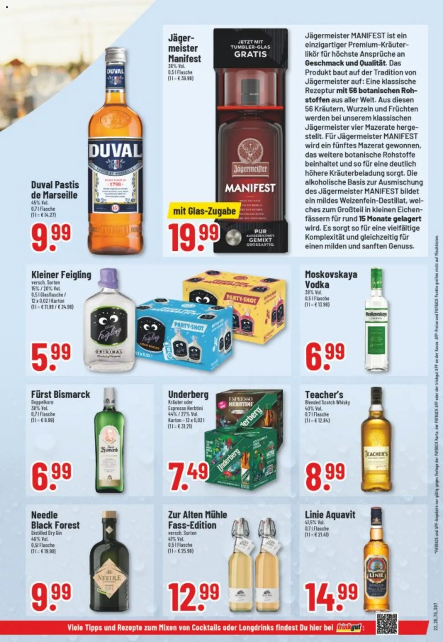 Trinkgut Prospekt – gültig ab 26.05.2026 | Seite: 2 | Produkte: Likör, Kleiner feigling, Gin, Underberg