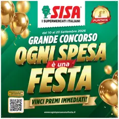 Anteprima del volantino SISA volantino valido a partire dal 10/09/2026