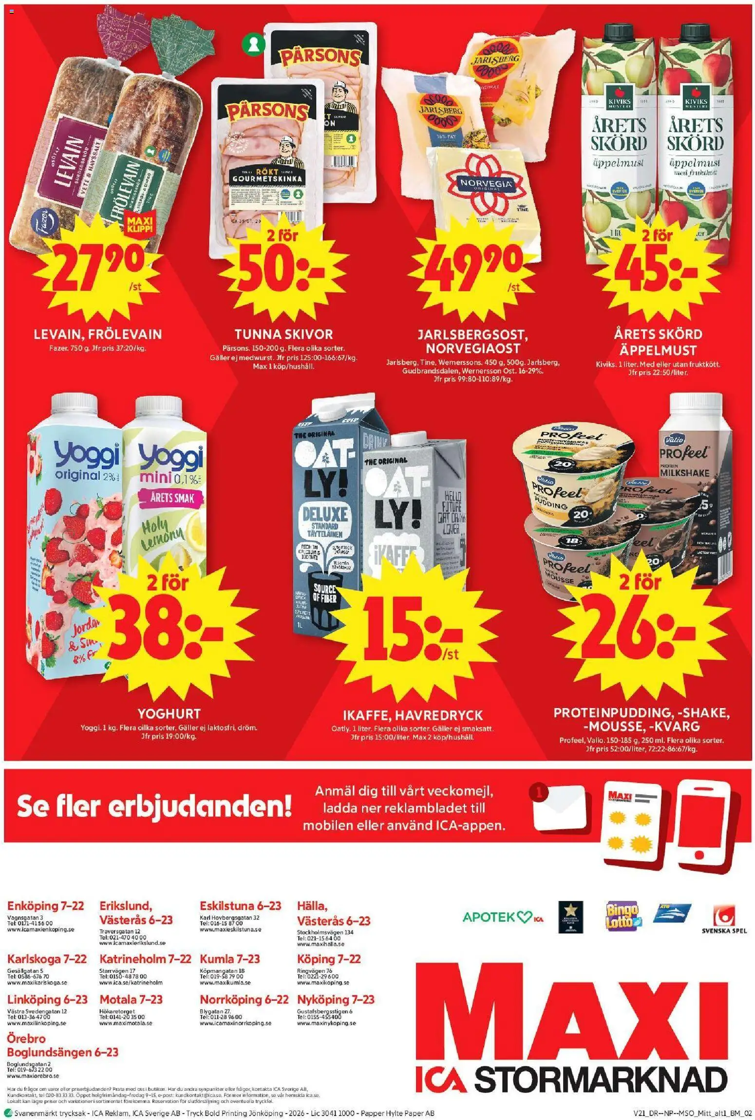 ICA Maxi reklamblad aktuell från 18.05.2026 | Sida: 14