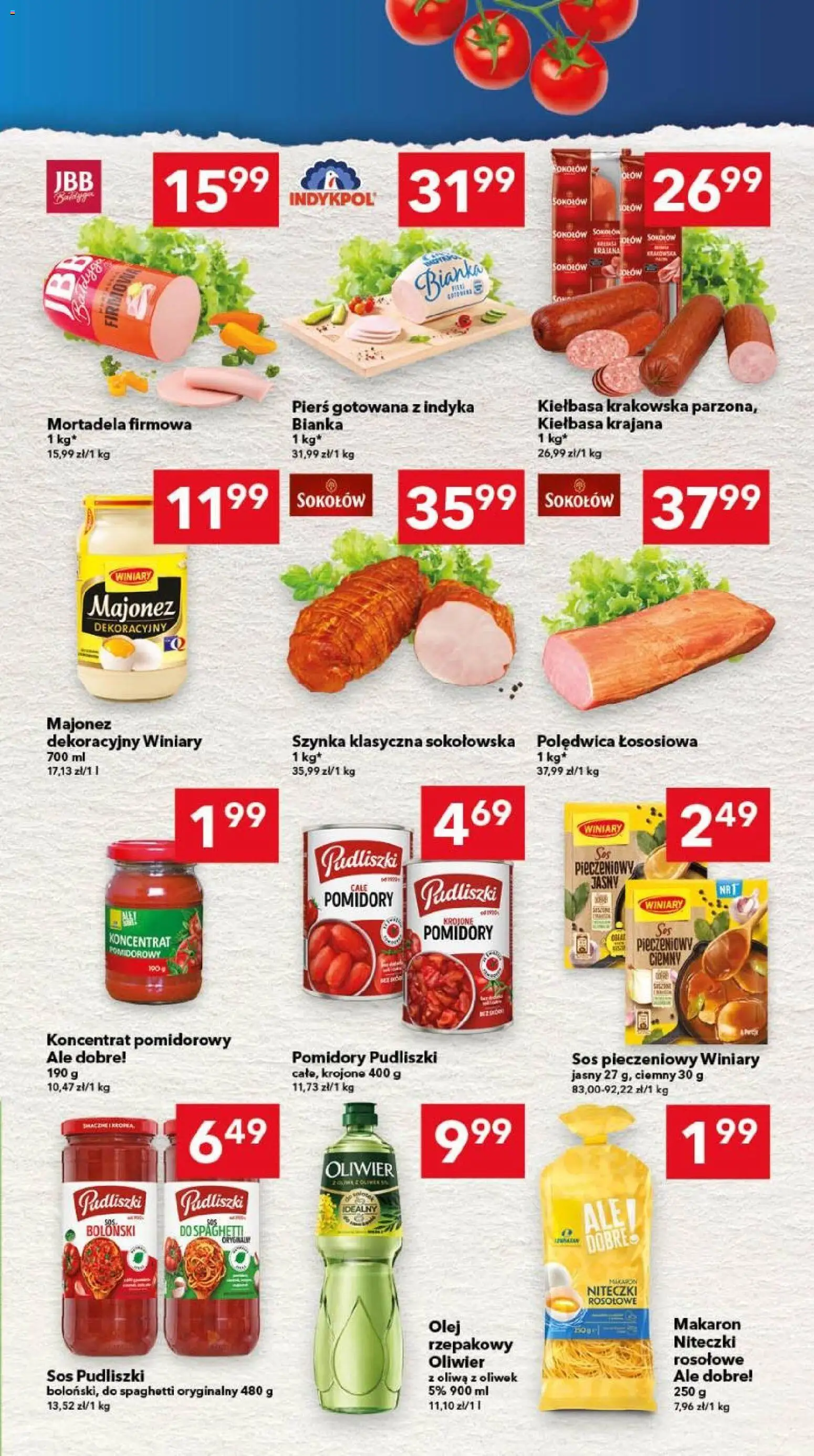 Lewiatan gazetka - Legnica od 24.09.2026 | Strona: 3 | Produkty: Oliwa z oliwek, Szynka, Kiełbasa krakowska, Olej