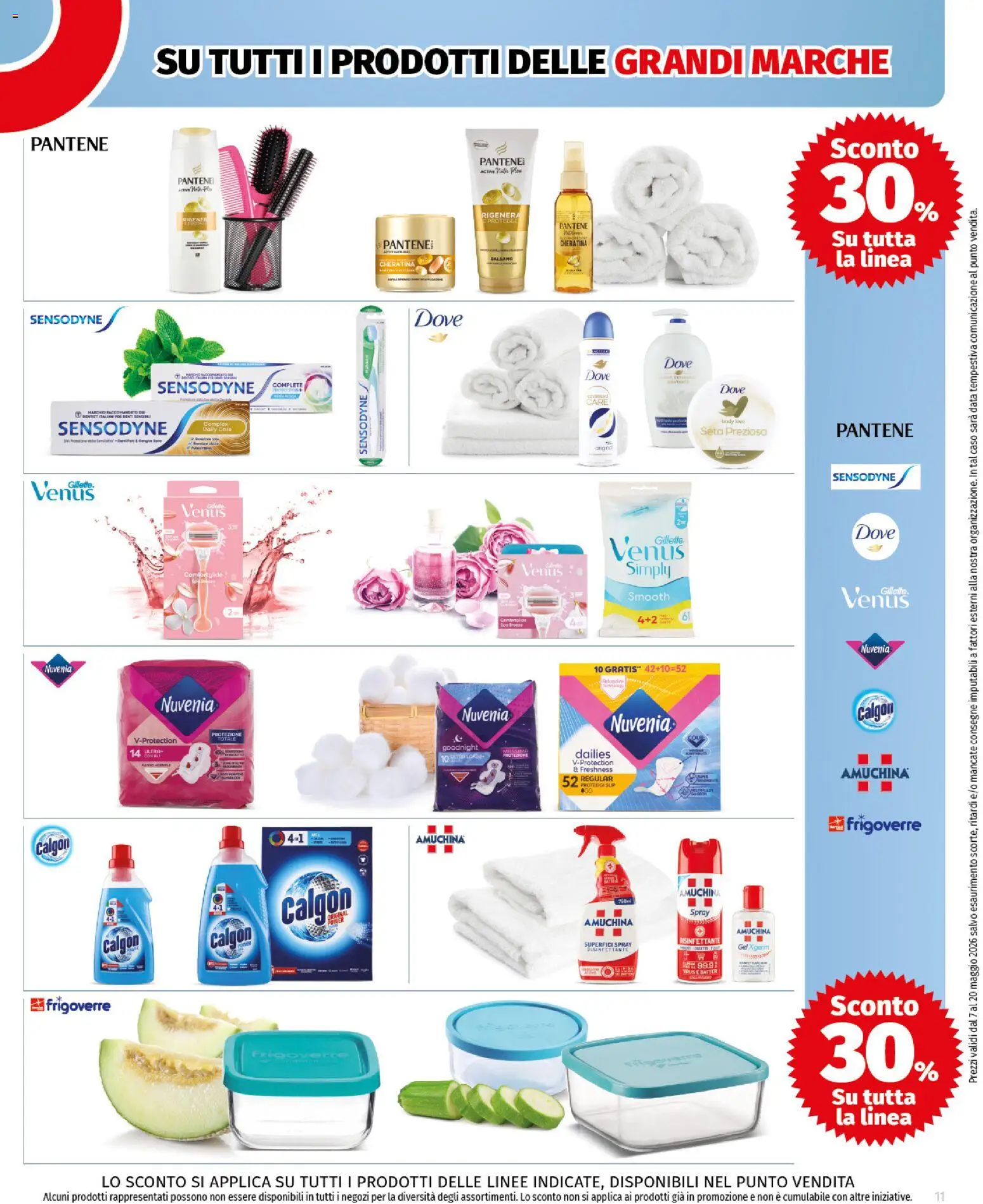 Volantino COOP del 07.05.2026 | Pagina: 11 | Prodotti: Balsamo, Spray disinfettante, Data