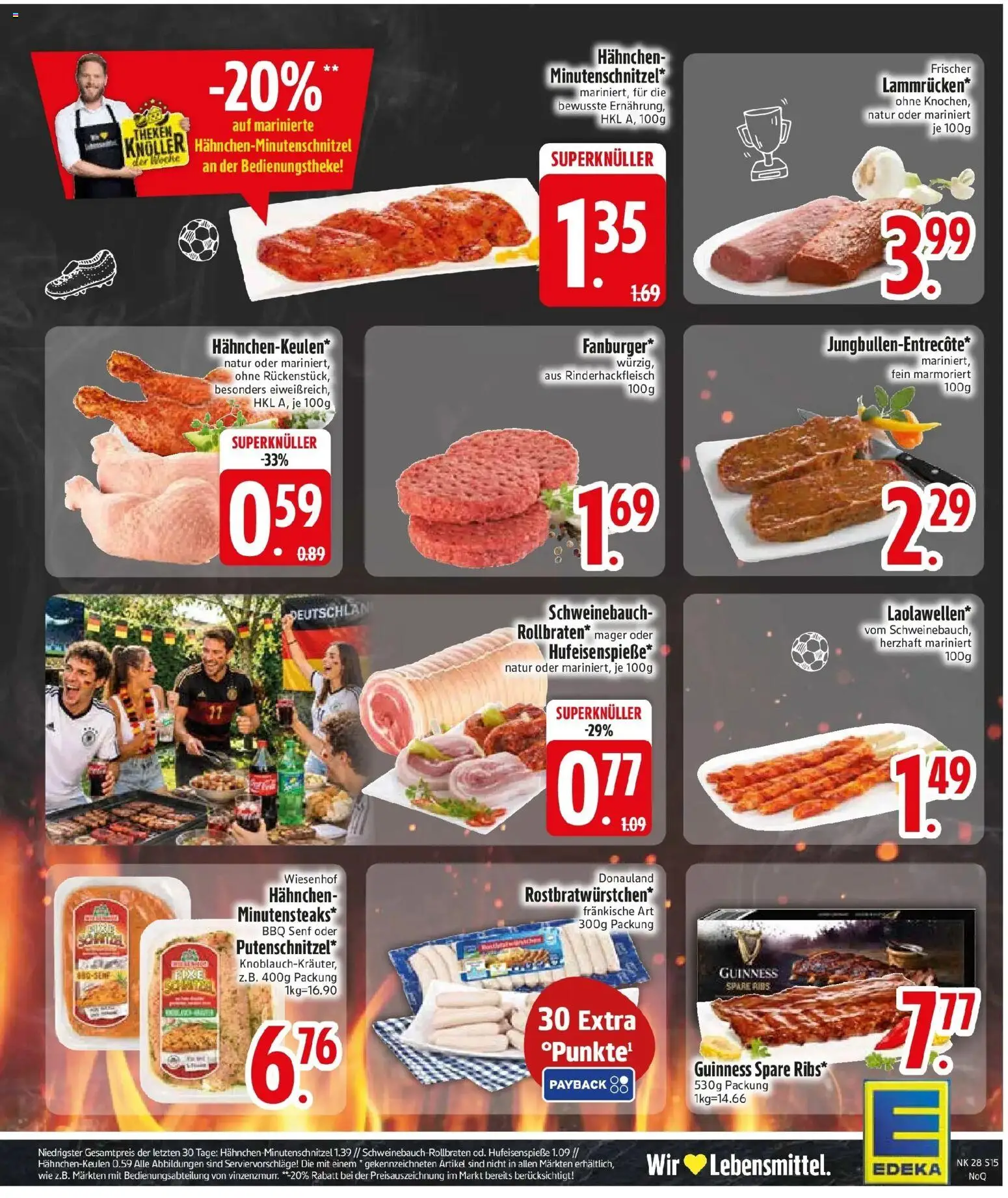 Edeka - EDEKA: Wochenangebote – gültig ab 05.07.2026 | Seite: 17 | Produkte: Hahnchen, Schweinebauch, Spare ribs