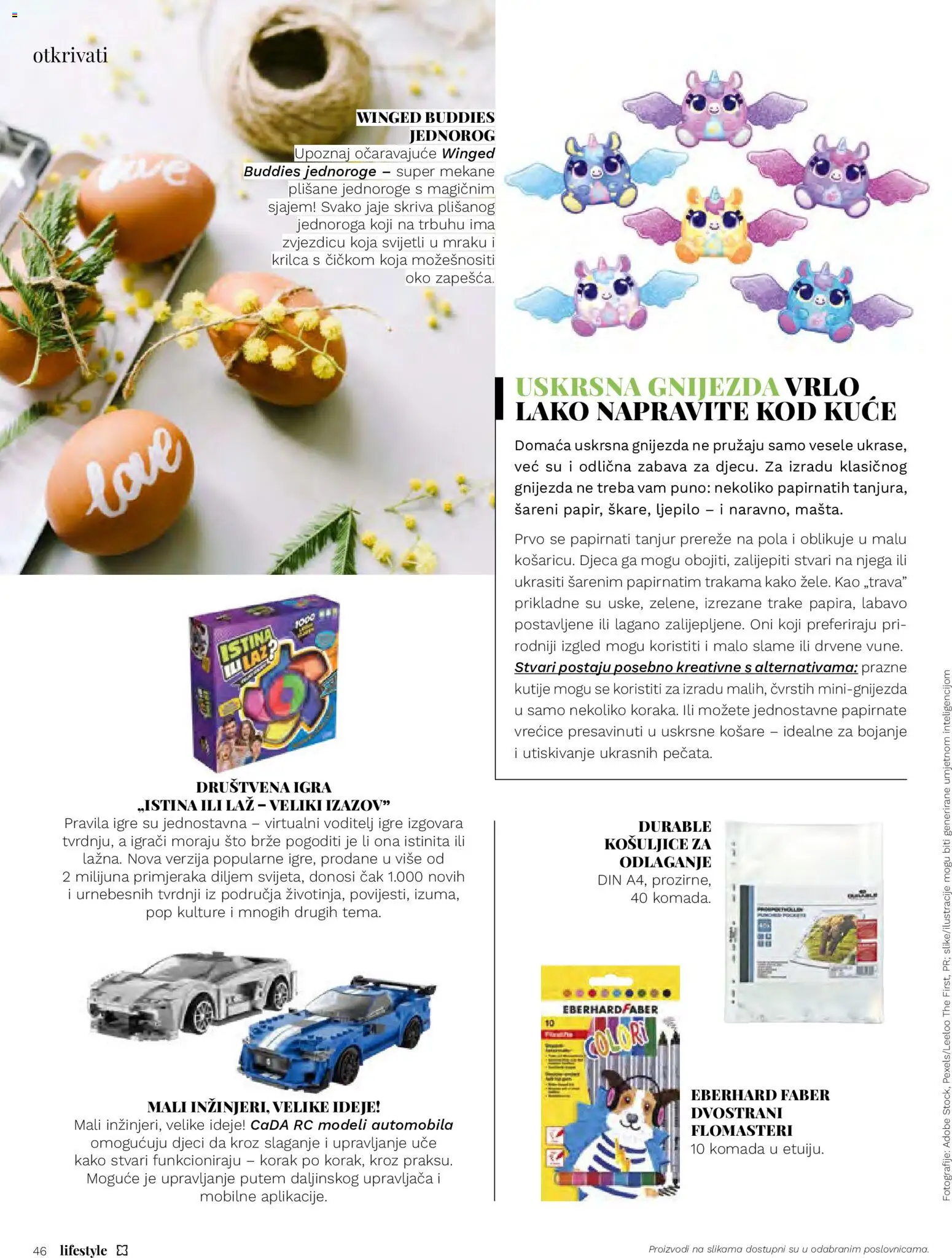 Müller katalog | vrijedi od 24.05.2026 | Stranica: 46 | Proizvodi: Košare, Igra, Ljepilo, Flomasteri