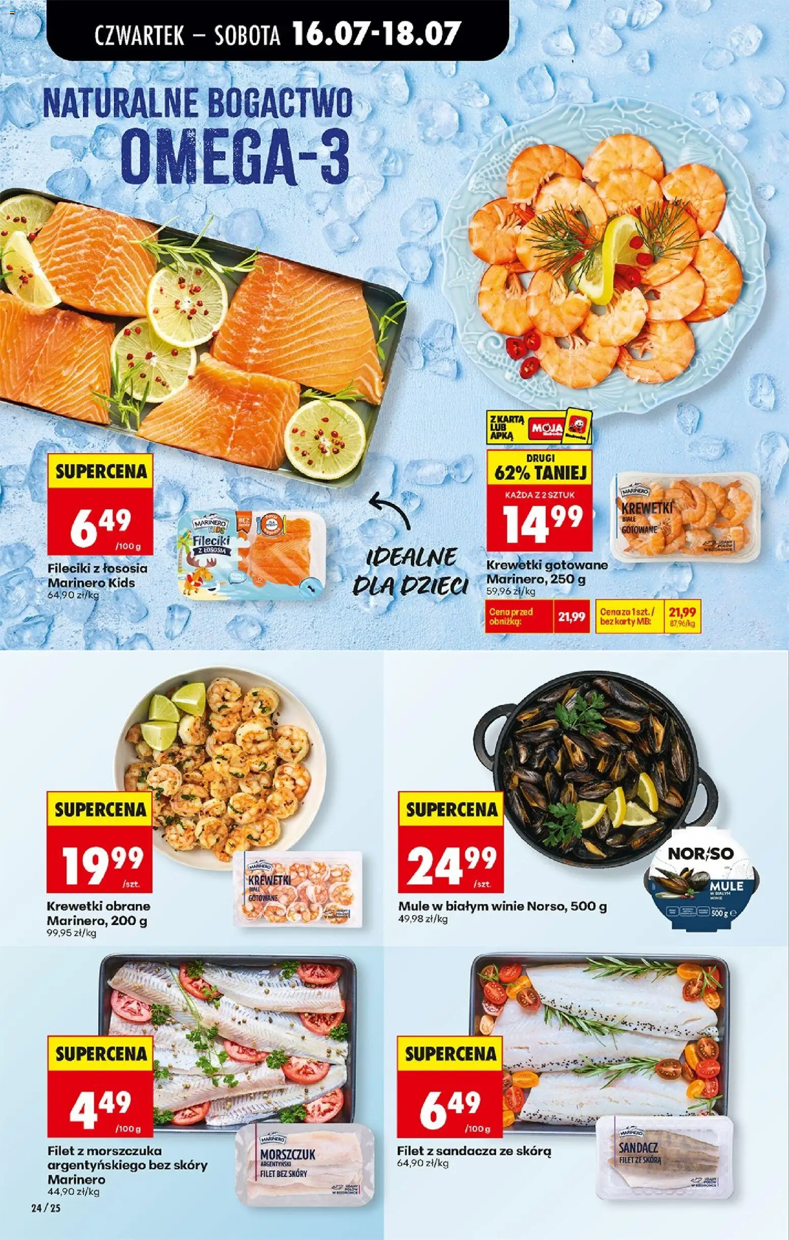 Biedronka Polsko leták - Codziennie niskie ceny od 16.07.2026 | Strana: 32 | Produkty: Filet, Karty