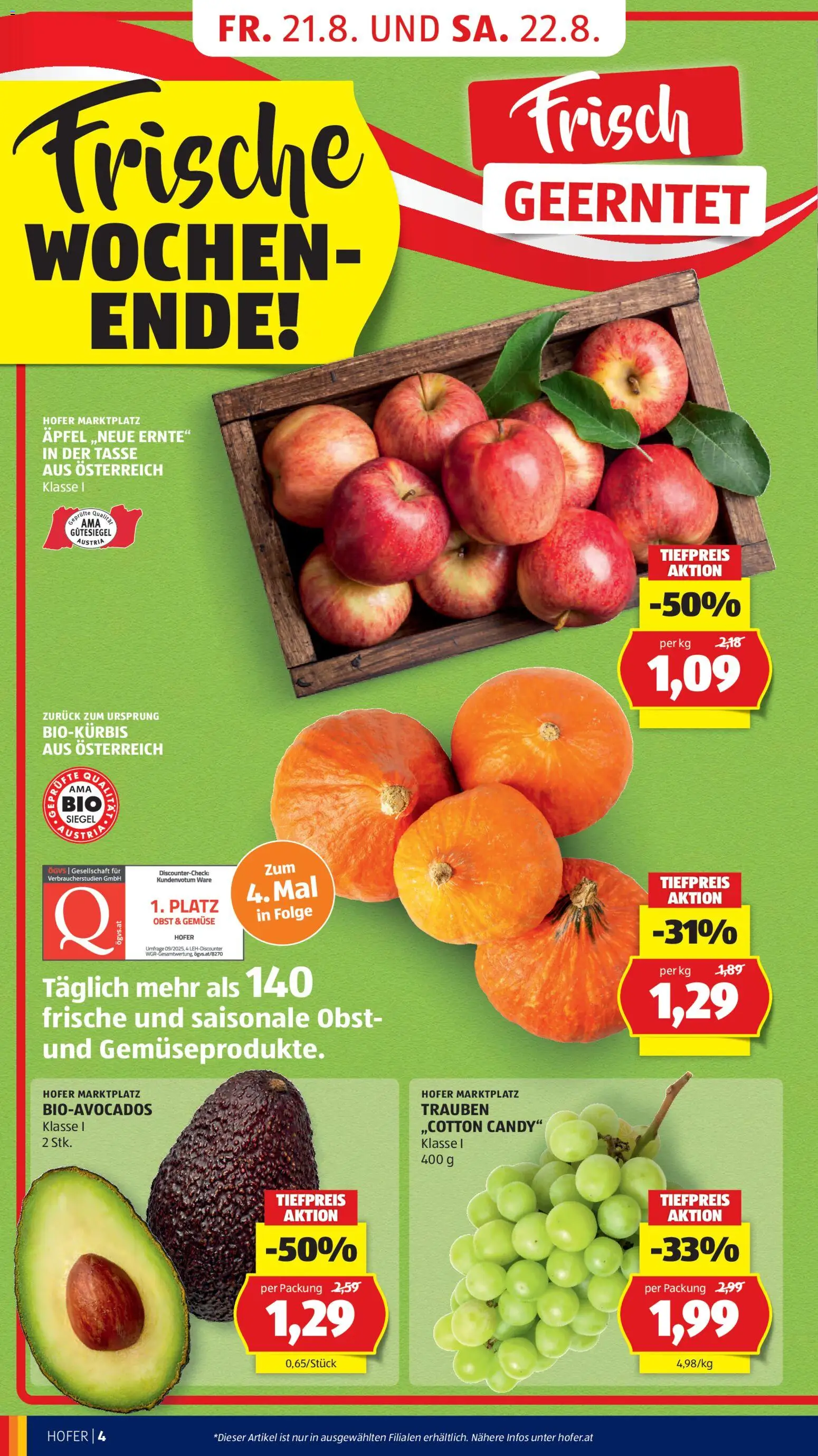 Hofer Flugblatt gültig ab 21.08.2026 | Seite: 14