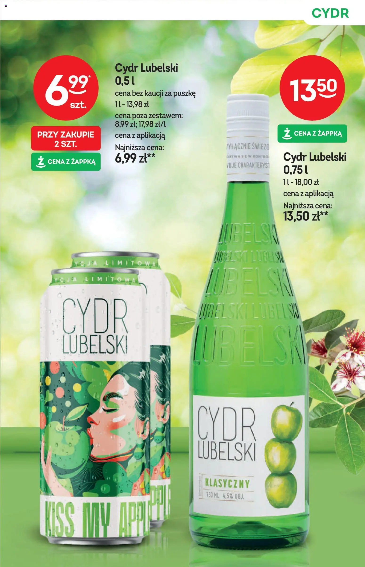 Żabka gazetka - Katalog win od 24.06.2026 | Strona: 17 | Produkty: Cydr