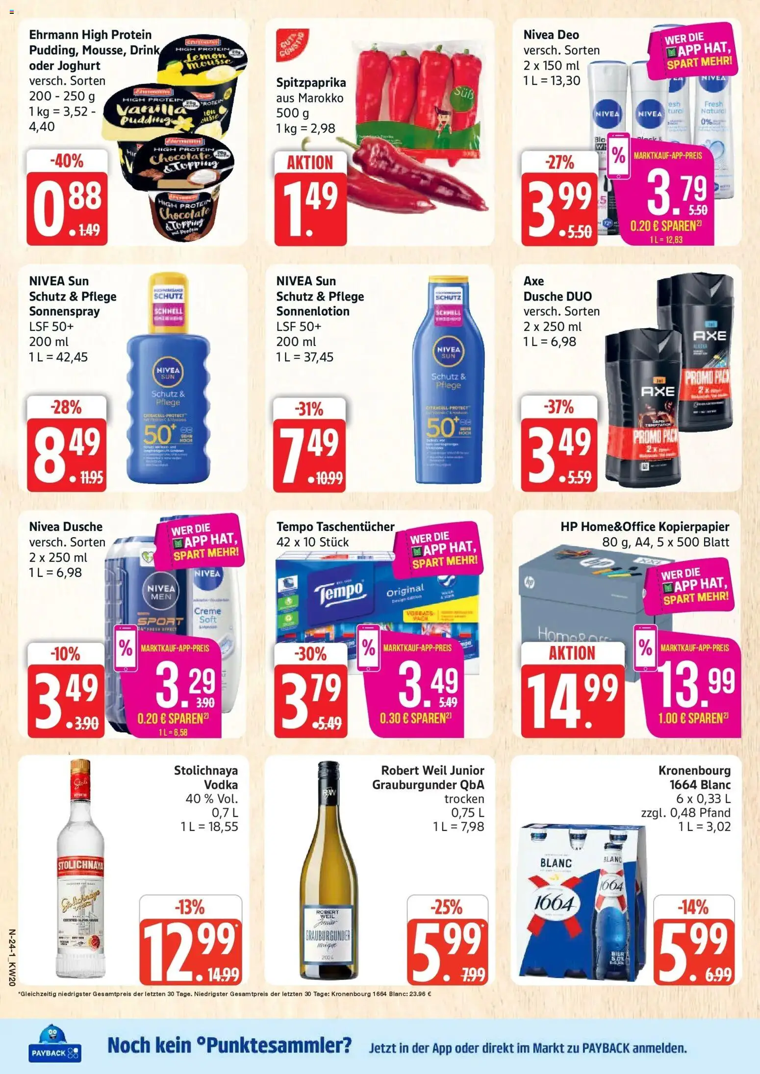 Marktkauf Prospekt Cuxhaven	 – gültig ab 10.05.2026 | Seite: 24 | Produkte: HP, Creme, Sonnenlotion, Vodka