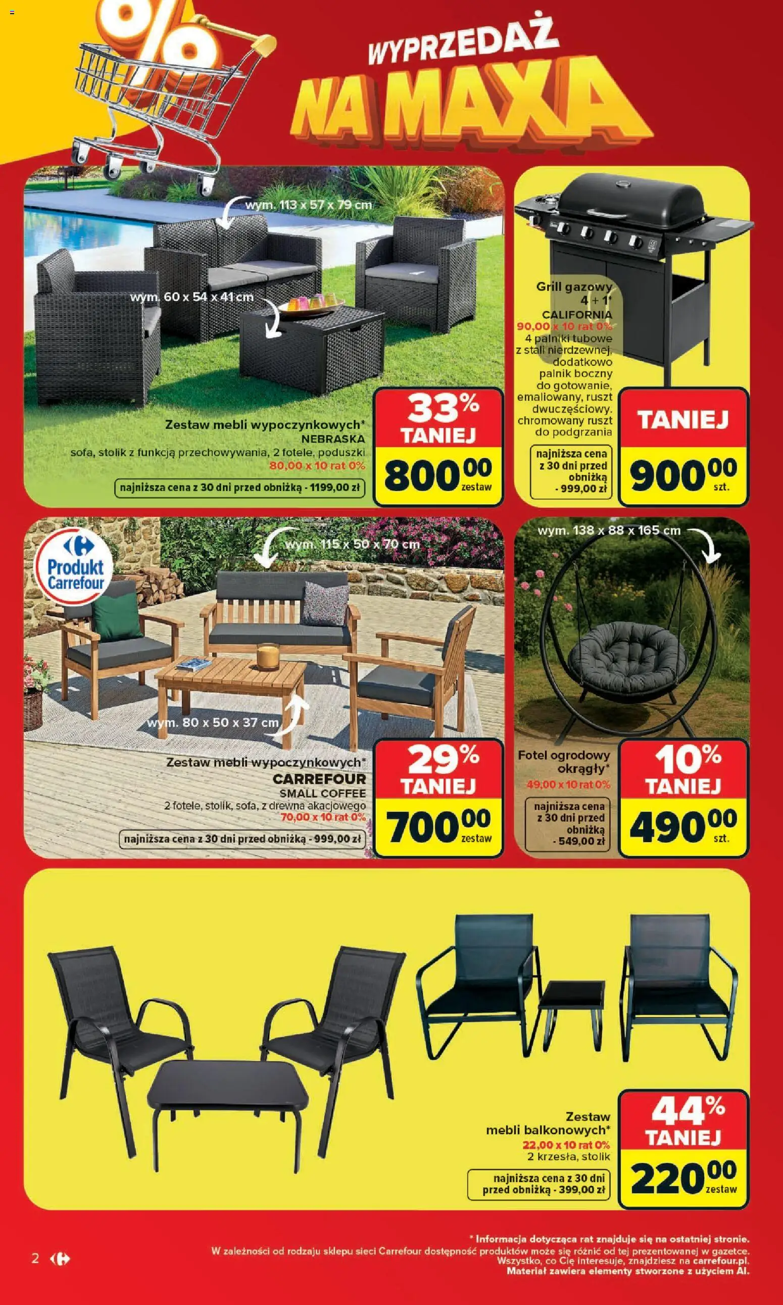 Carrefour gazetka - Wyprzedaż na maxa od 22.06.2026 | Strona: 2