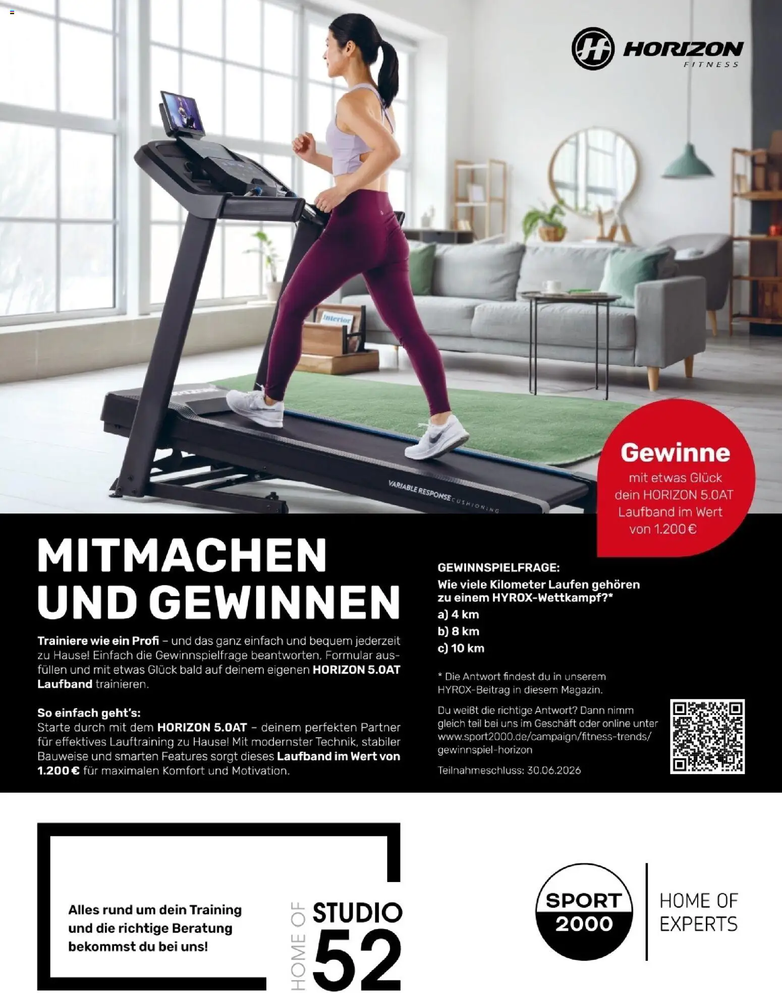Sport2000 Prospekt Training – gültig ab 26.01.2026 | Seite: 44 | Produkte: Laufband
