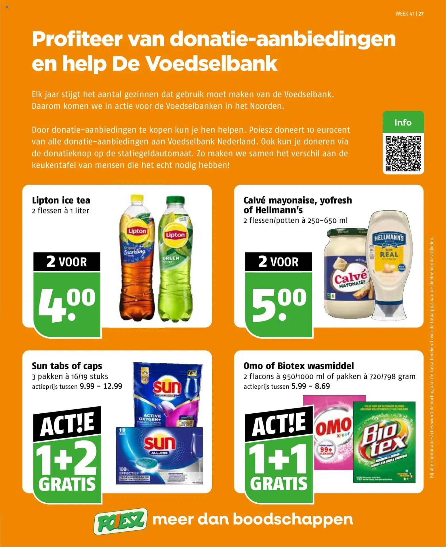 {H1} | Pagina: 27 | Producten: Wasmiddel, Moët, Ice Tea, Mayonaise