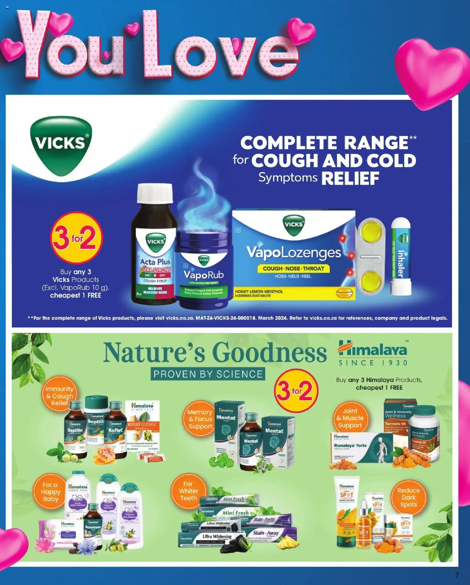 New Clicks catalogue – valid from 11/08/2026 | Page: 7 | Products: Cough syrup, Lozenges, Syrup, Lemon