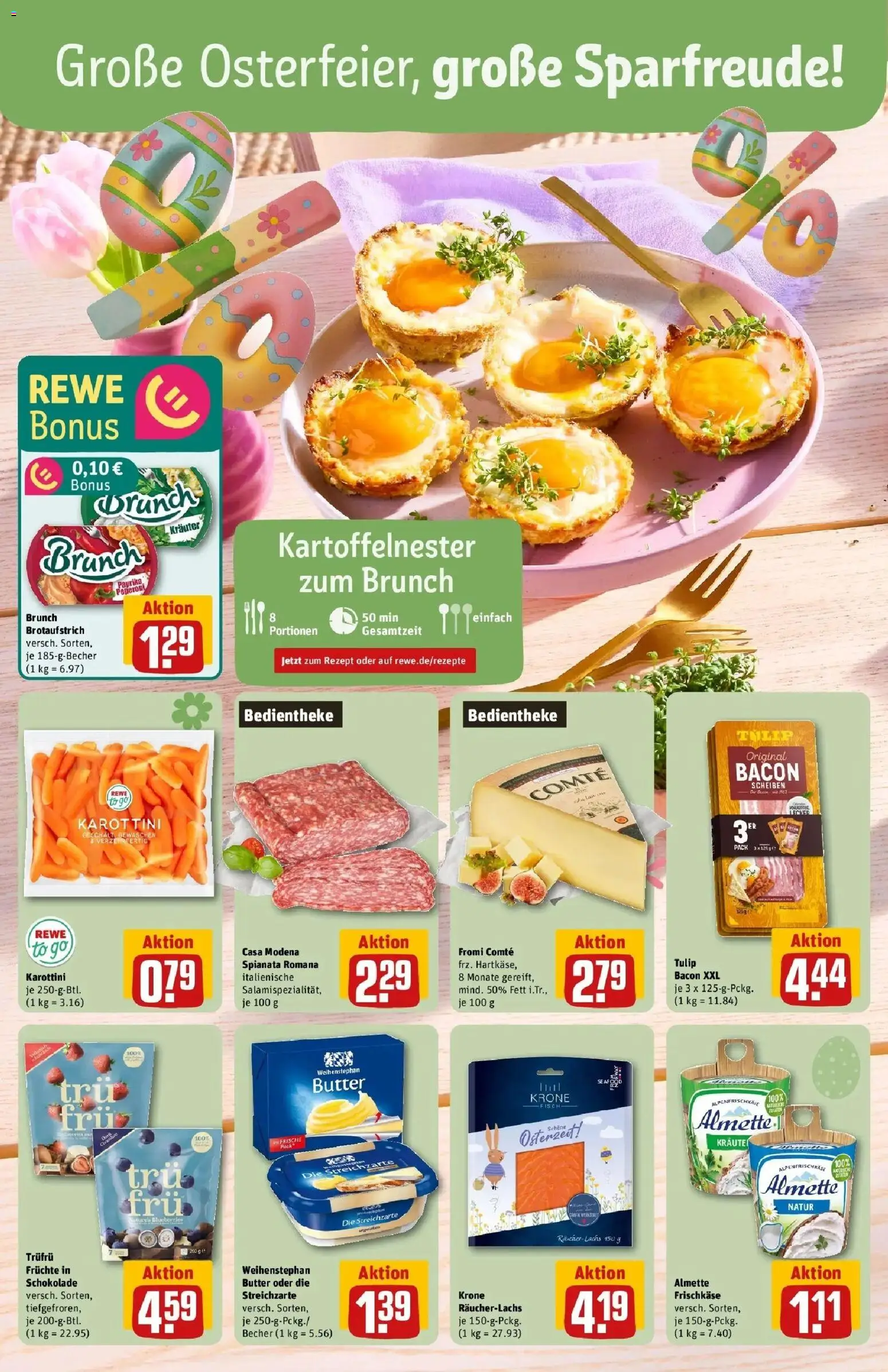 Rewe Prospekt Zülpich	 – gültig ab 23.03.2026 | Seite: 6 | Produkte: Almette, Butter, Paprika, Frischkase