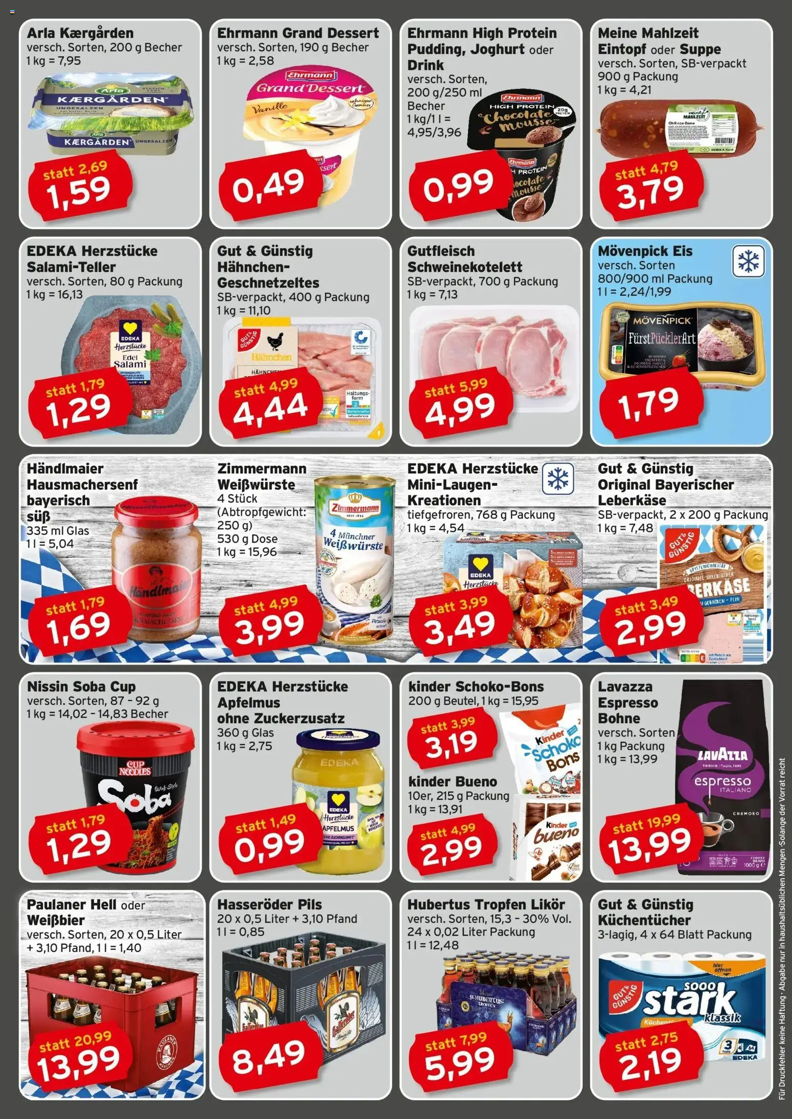 CAP Markt Prospekt Rostock – gültig ab 14.09.2026 | Seite: 2 | Produkte: Weißbier, Likör, Eis, Paulaner