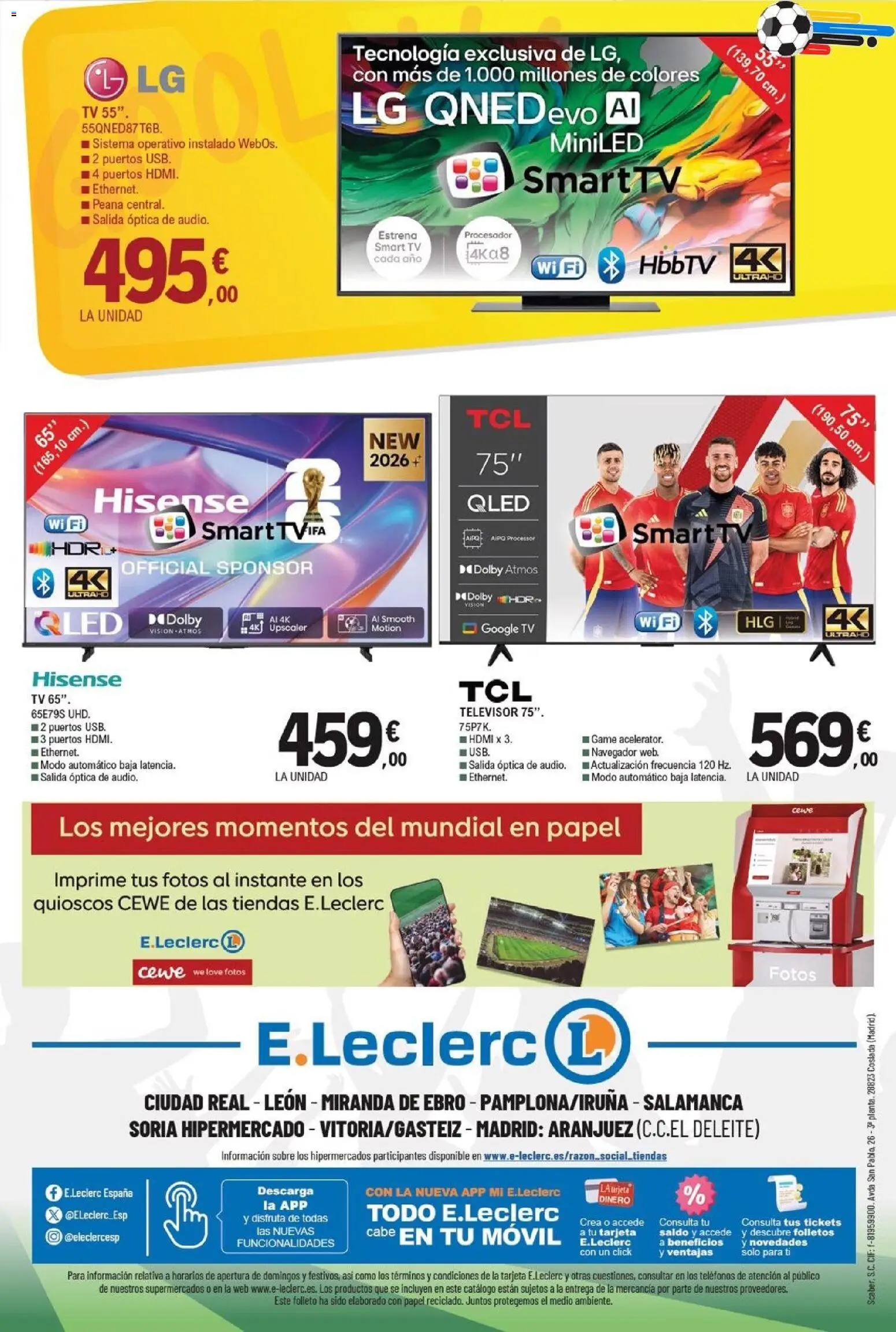 E.Leclerc folleto Gool │ válido desde el 03.06.2026 | Página: 43 | Productos: Televisor