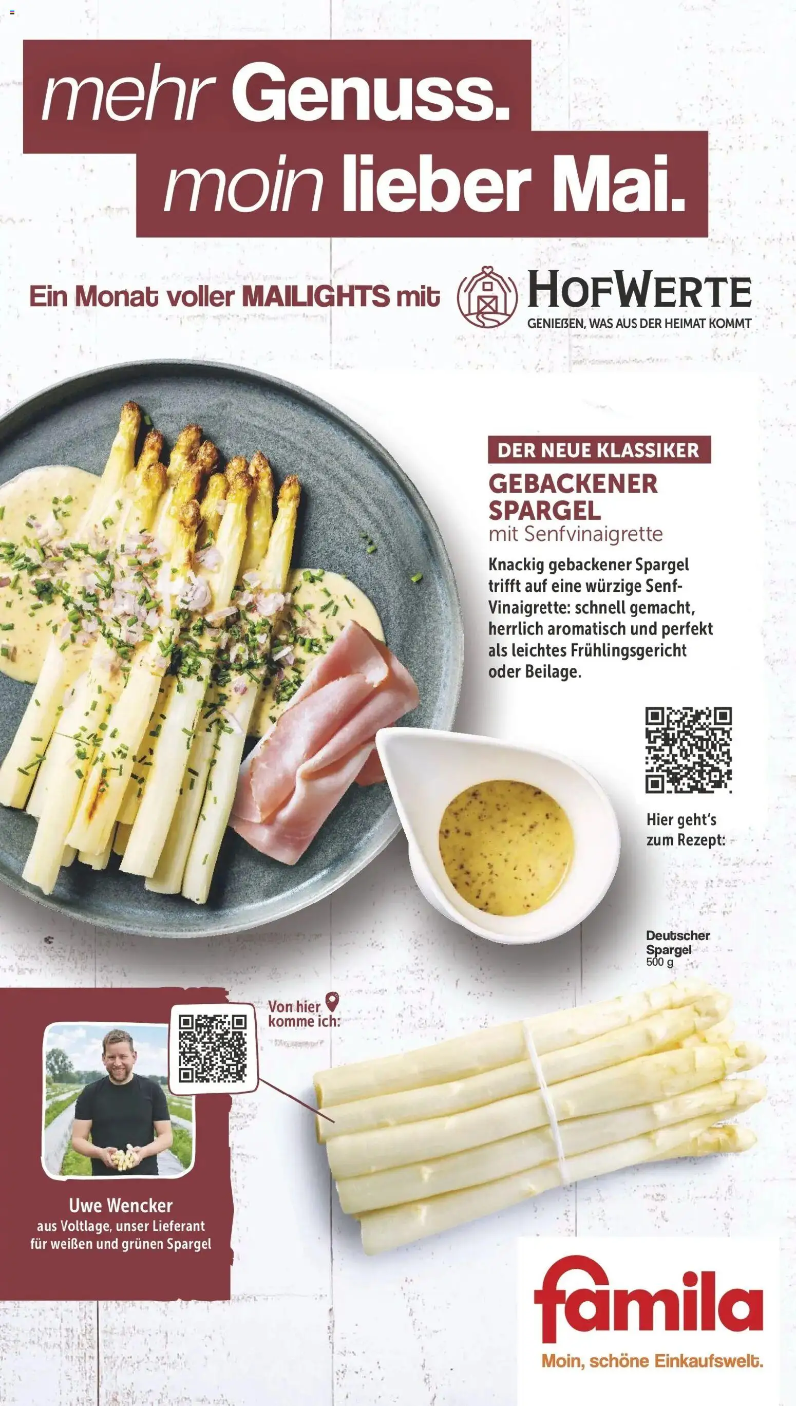 Famila Nordwest - Famila: Handzettel – gültig ab 03.05.2026 | Seite: 1 | Produkte: Spargel