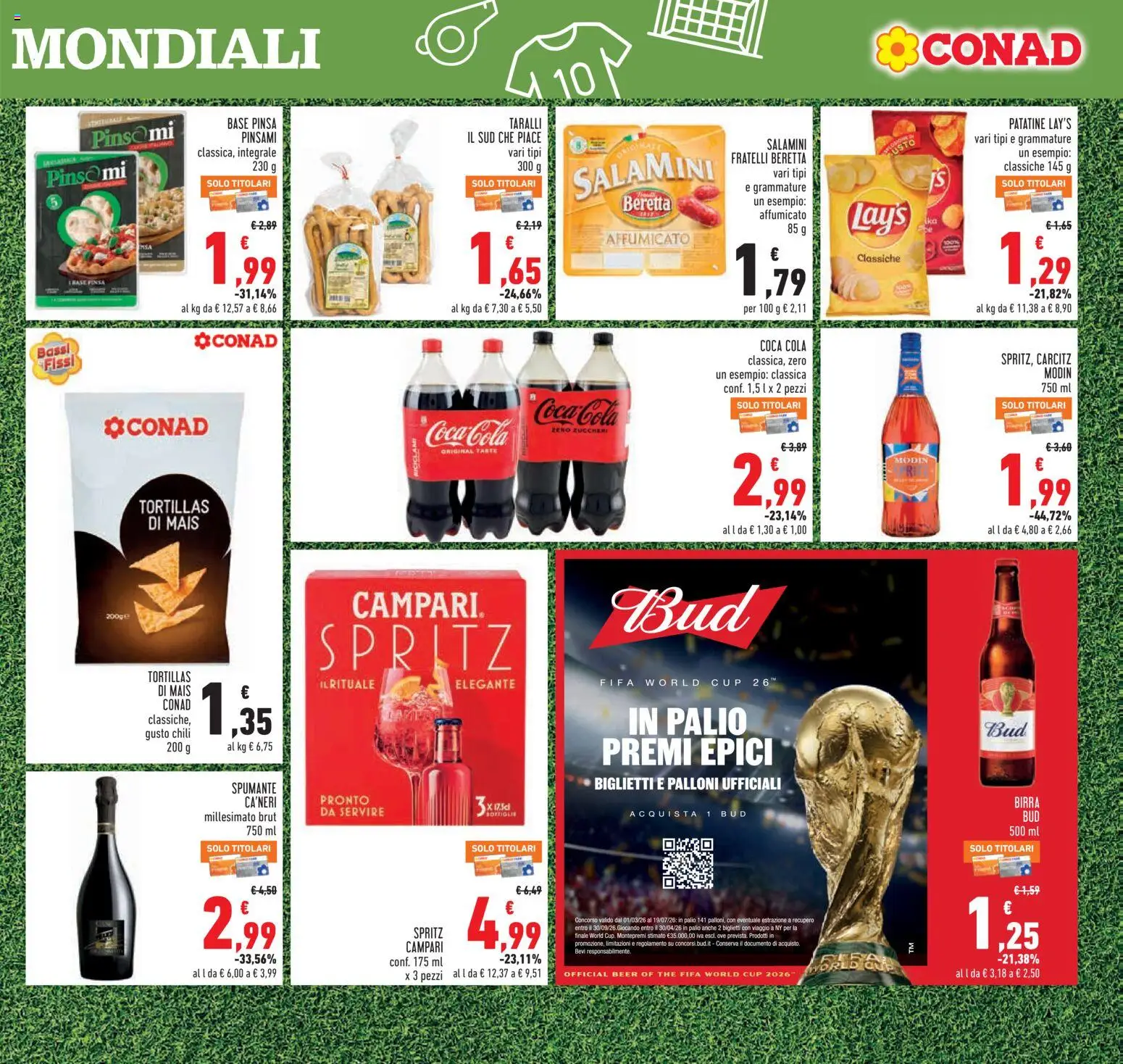 Volantino Conad del 04.06.2026 | Pagina: 17 | Prodotti: Birra, Patatine, The, Coca Cola