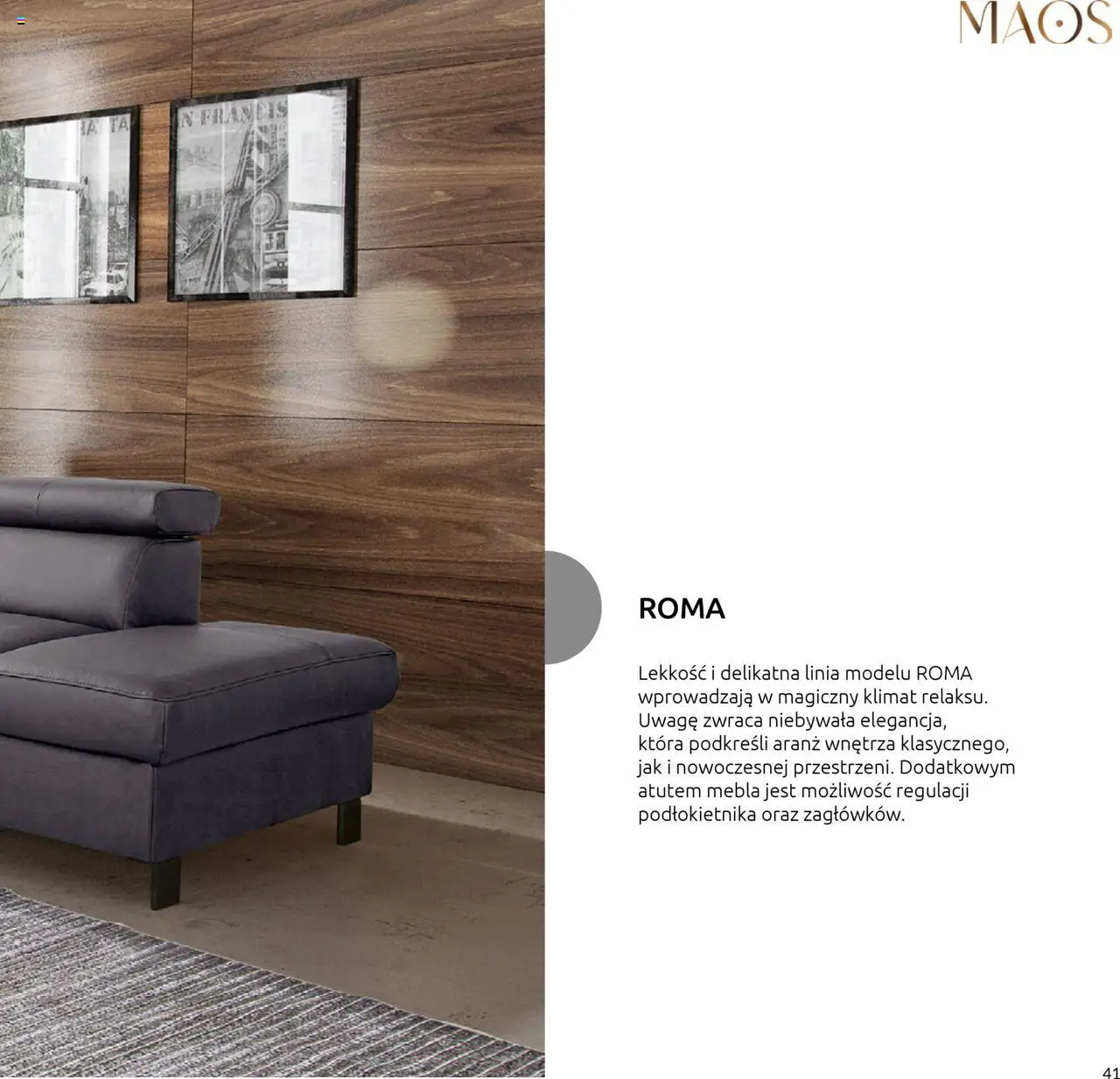 Black Red White Gazetka - Katalog mebli wypoczynkowych MAOS od 27.08.2024 | Strona: 41