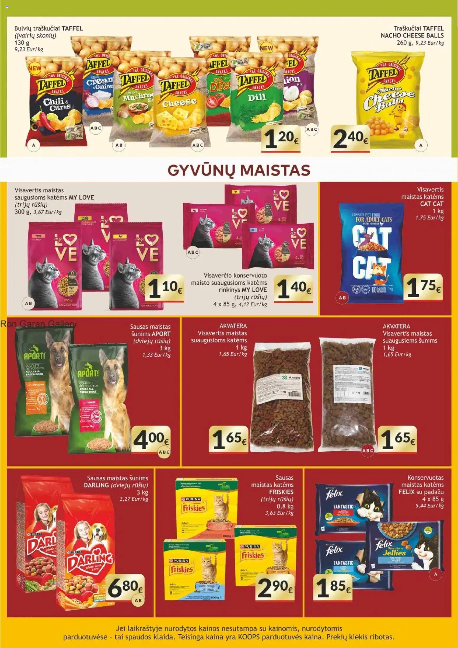 Koops akcijos nuo 11.05.2026 | Puslapis: 16 | Prekių: Traškučiai