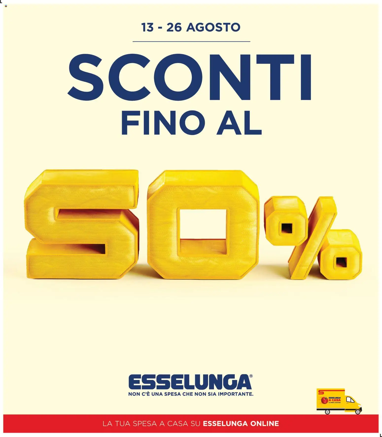 Volantino Esselunga S del 13/08/2026 | Pagina: 1