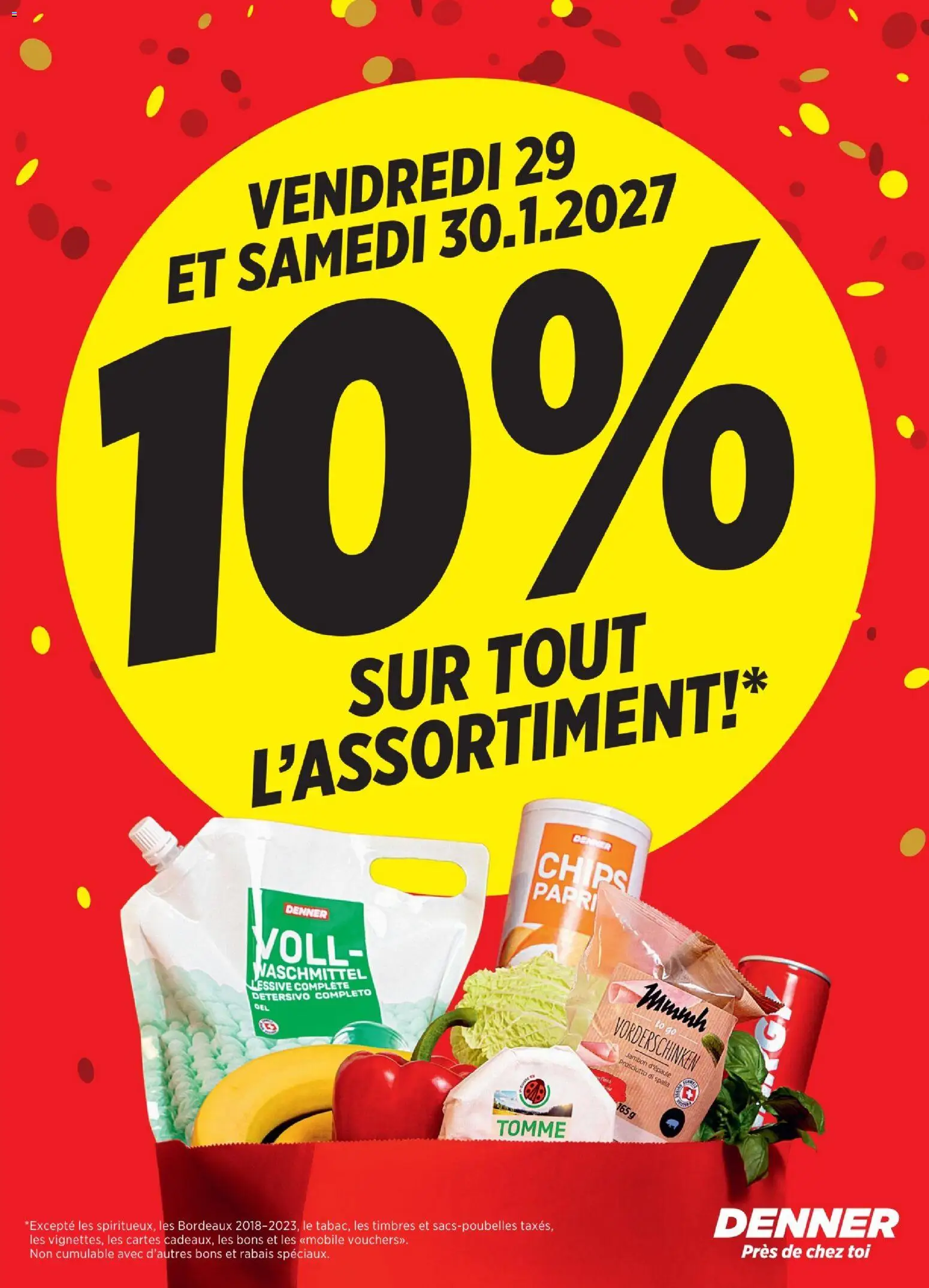 Denner aktionen Echallens – gültig ab 03.12.2026 | Seite: 6 | Produkte: Waschmittel, Chips