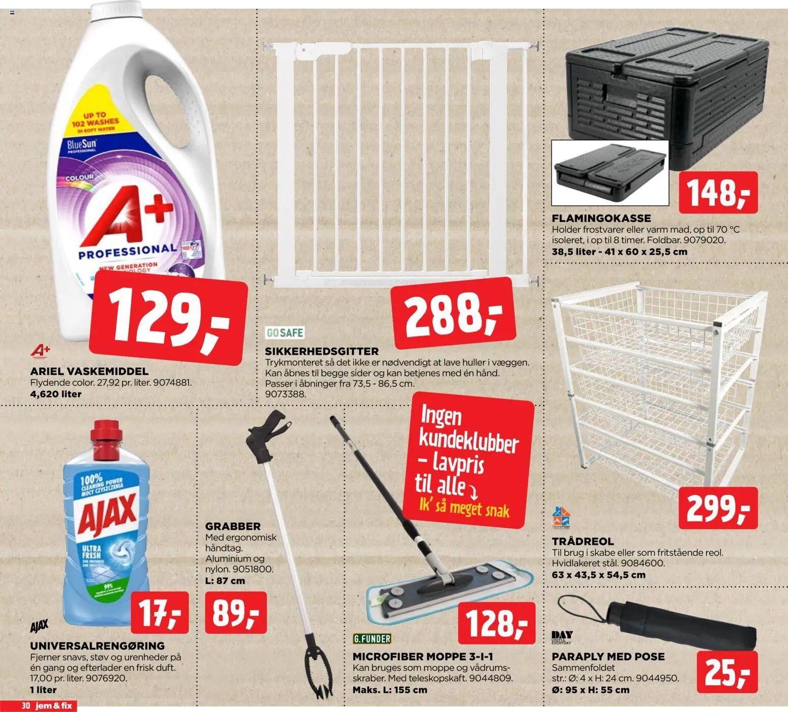 Jem & fix tilbudsavis – gyldig fra 17.05.2026 | Side: 30 | Produkter: Paraply, Søm