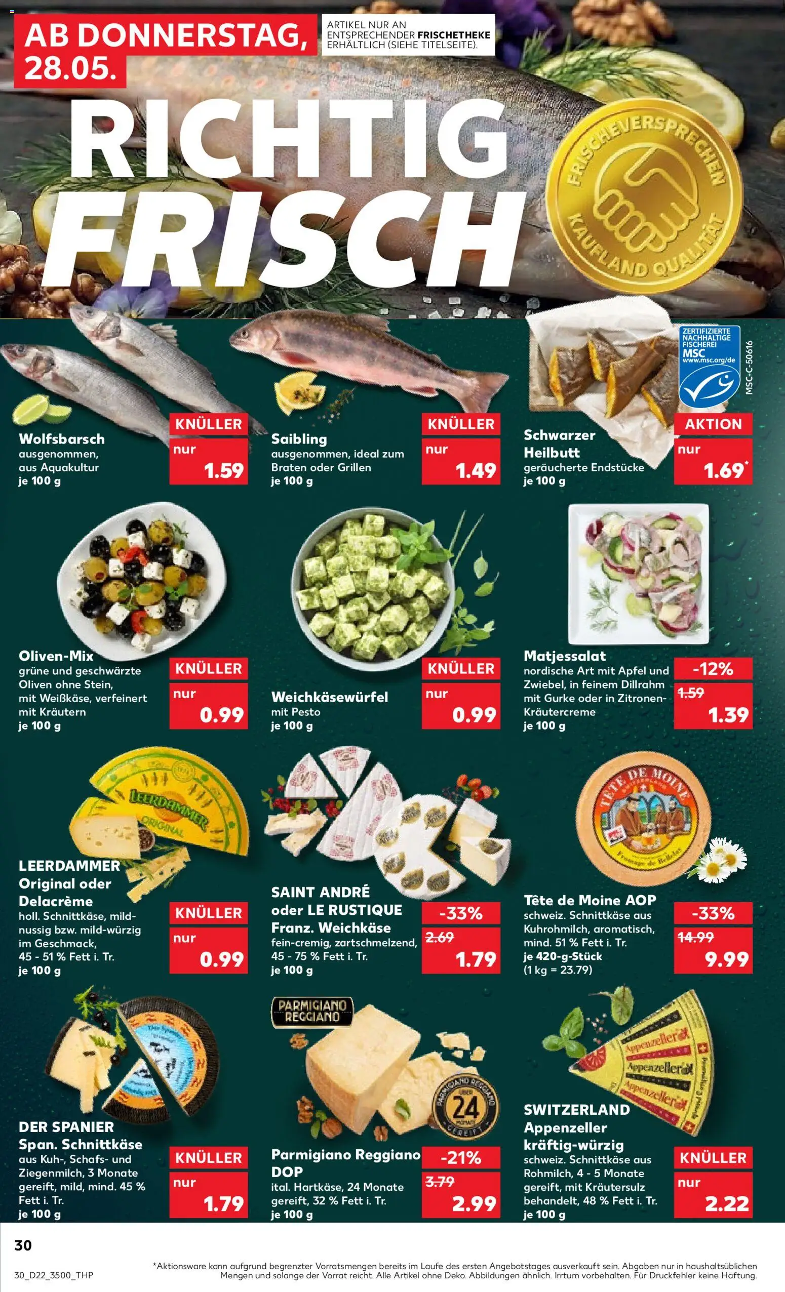 Kaufland Prospekt Jena – gültig ab 28.05.2026 | Seite: 30 | Produkte: Äpfel, Leerdammer, Zitronen